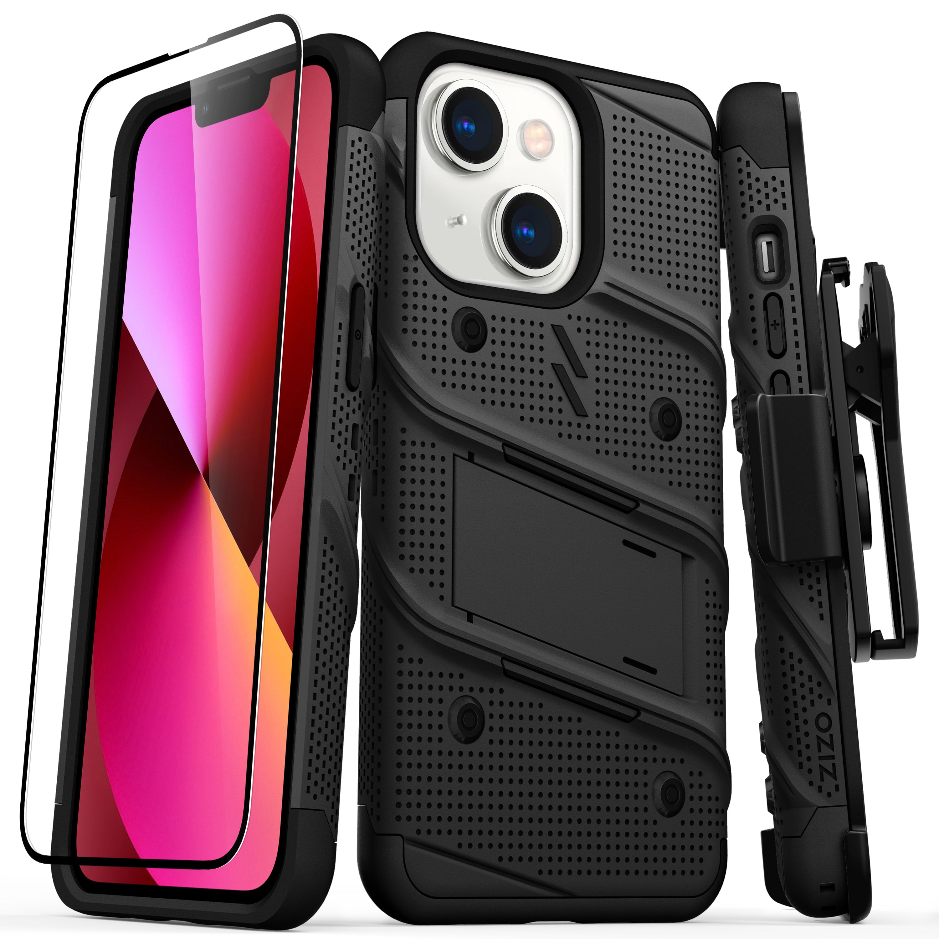 Picture of ZIZO BOLT Bundle iPhone 13 Case - Black