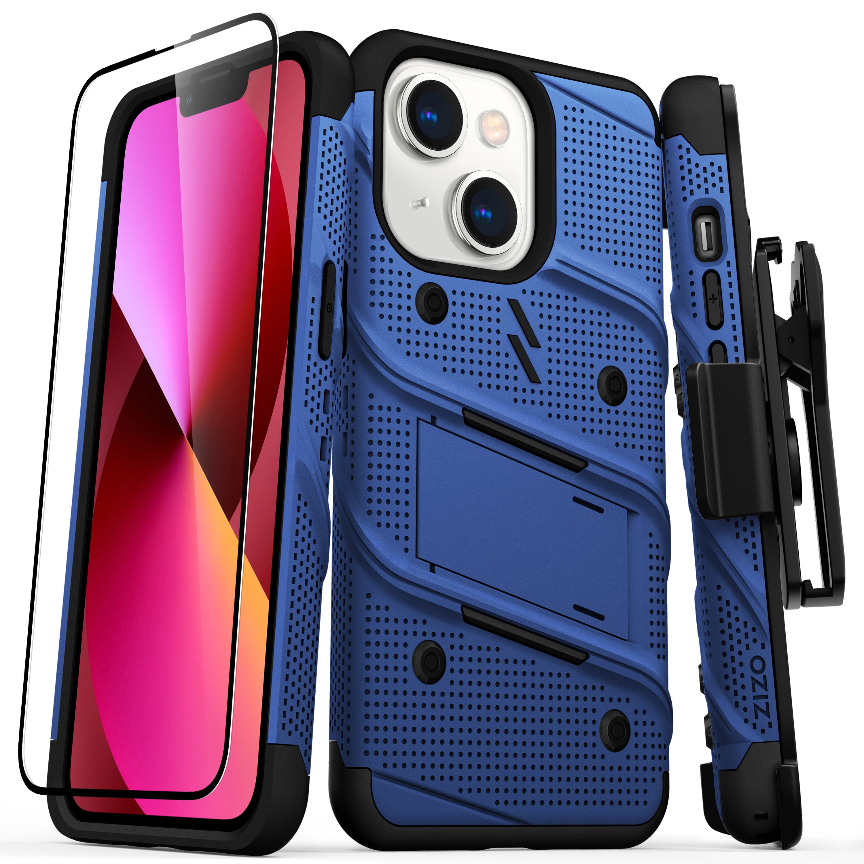 Picture of ZIZO BOLT Bundle iPhone 13 Case - Blue