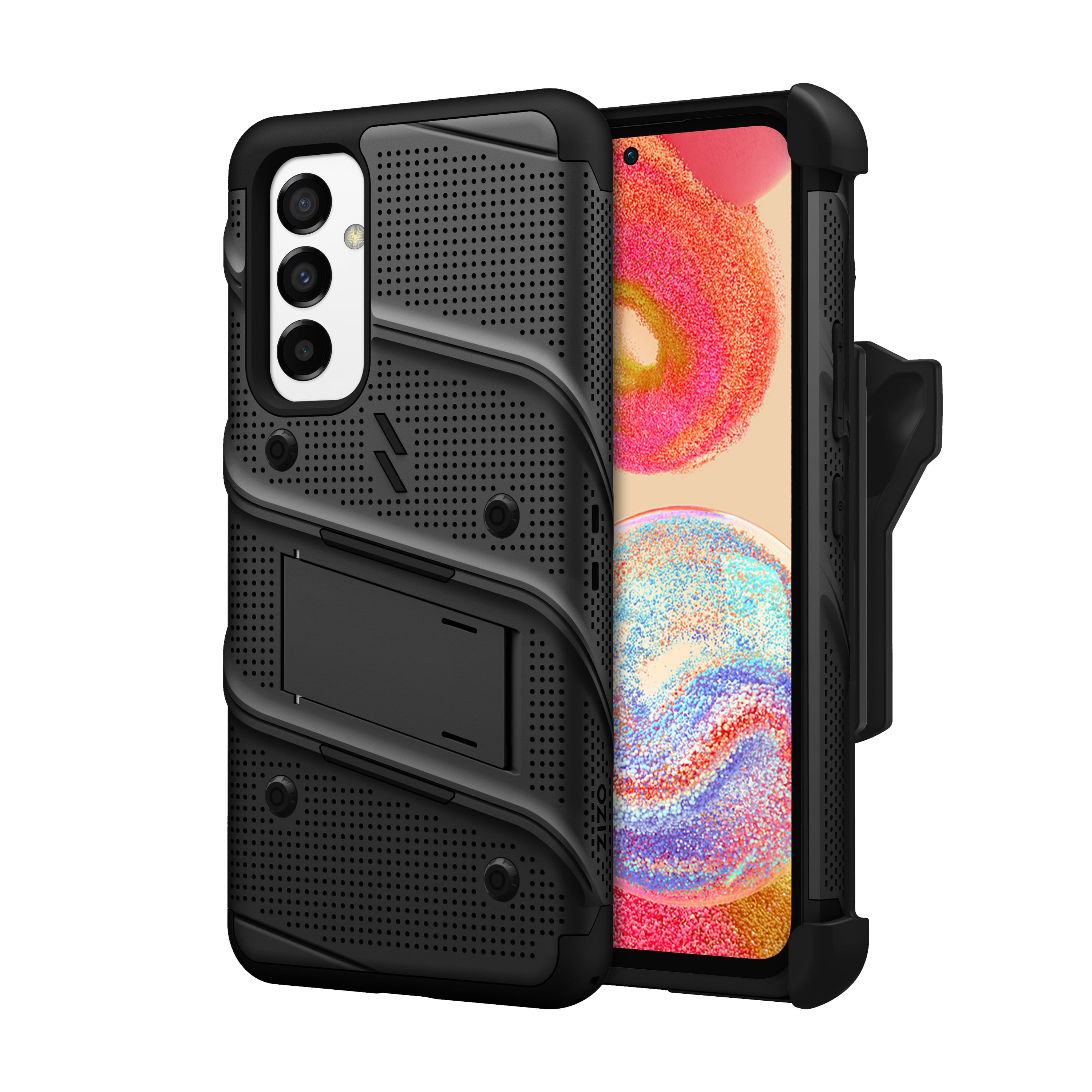 Picture of ZIZO BOLT Bundle Galaxy A54 Case with Tempered Glass - Black