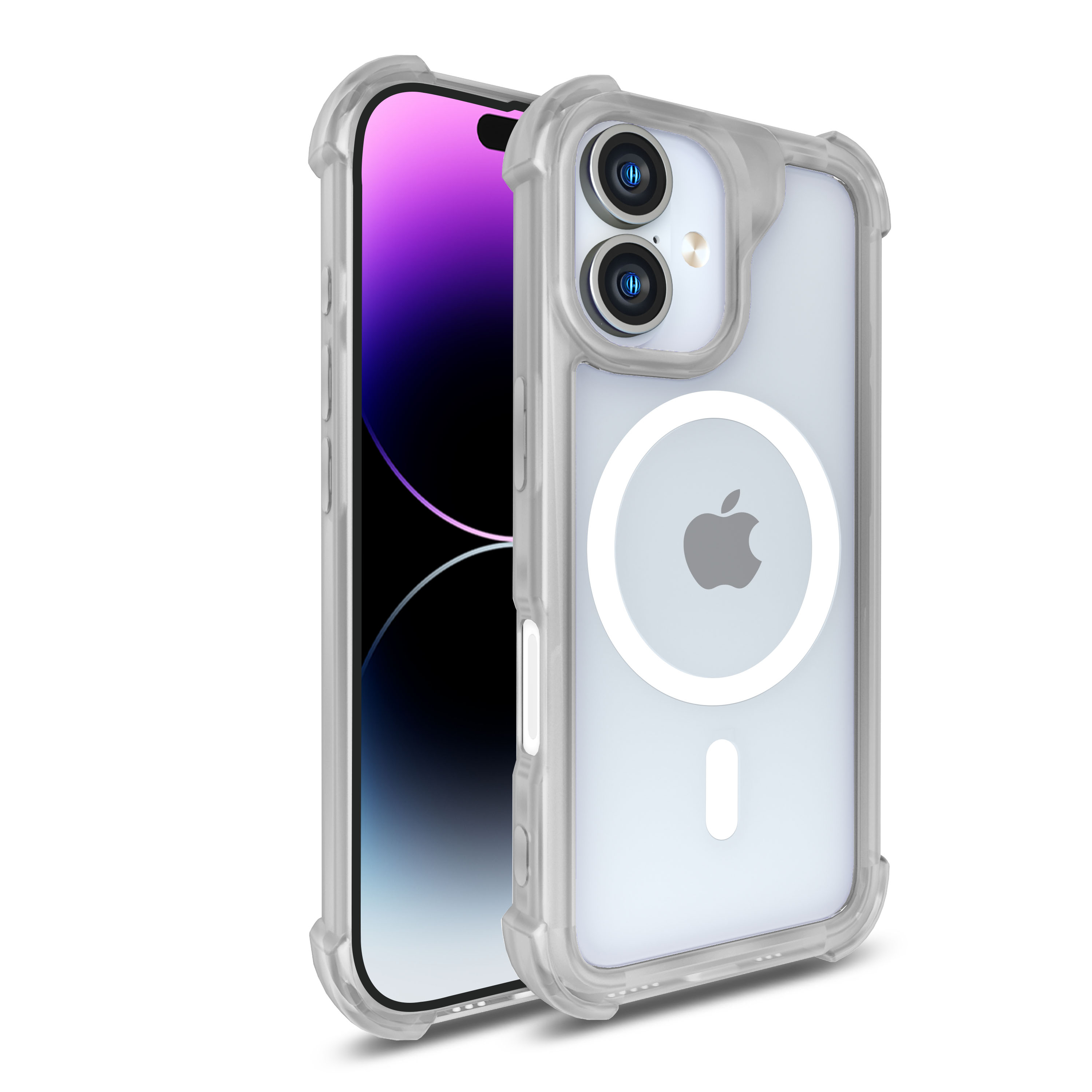 Picture of CLICK Clear Rugged MagSafe Series iPhone 16 Case - Clear