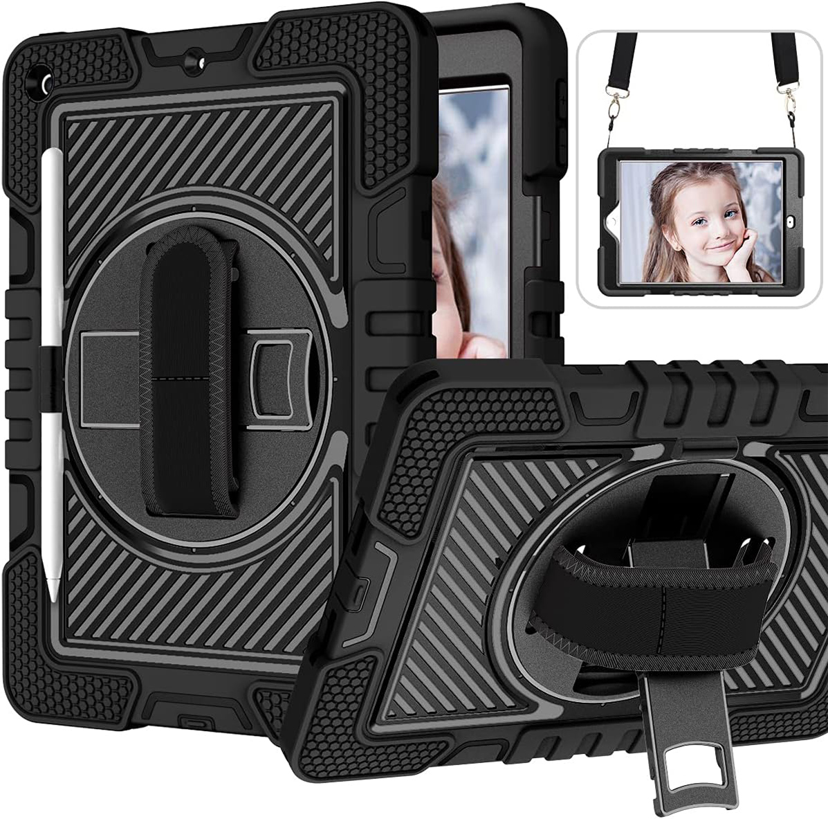 Picture of CLICK Fortitude Series Case for iPad 10.2 - Black