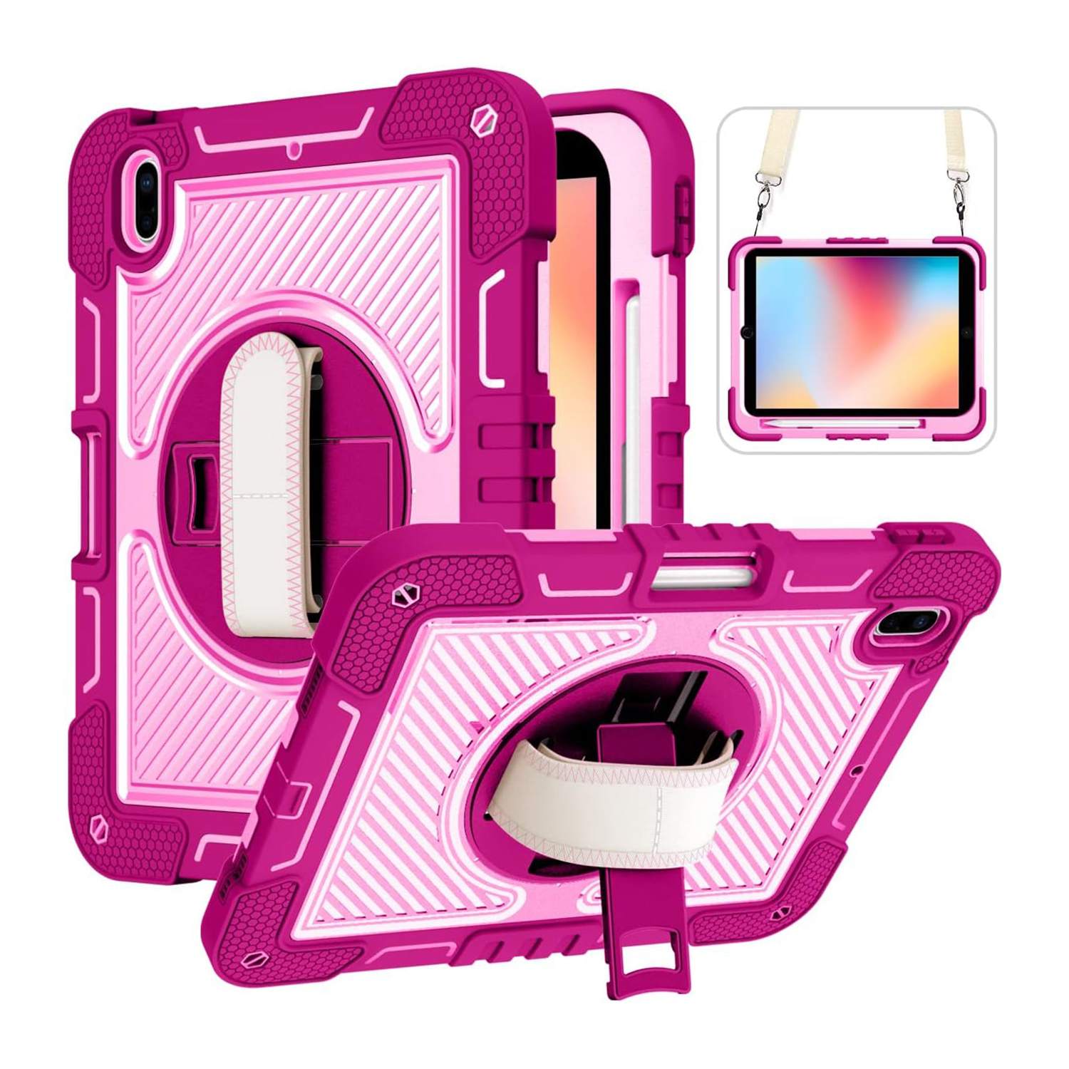 Picture of CLICK Fortitude Series Case for iPad 10.9in (10th generation) - Pink