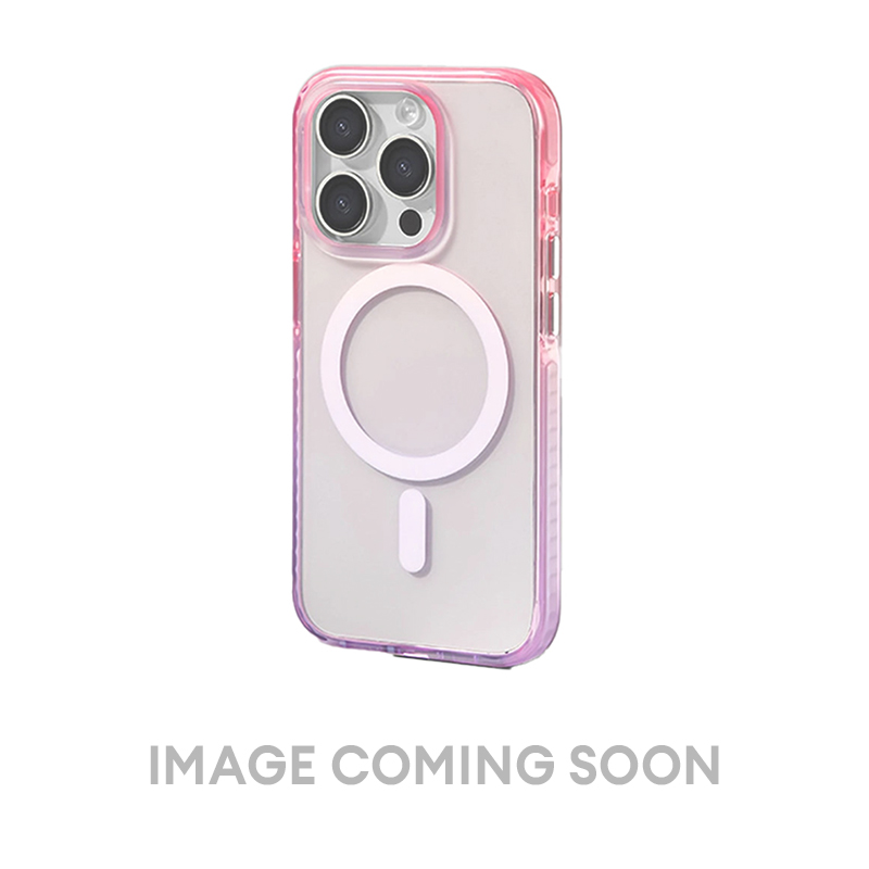 Picture of CLICK Clear Ombre MagSafe Series iPhone 16 Case - Pink Purple