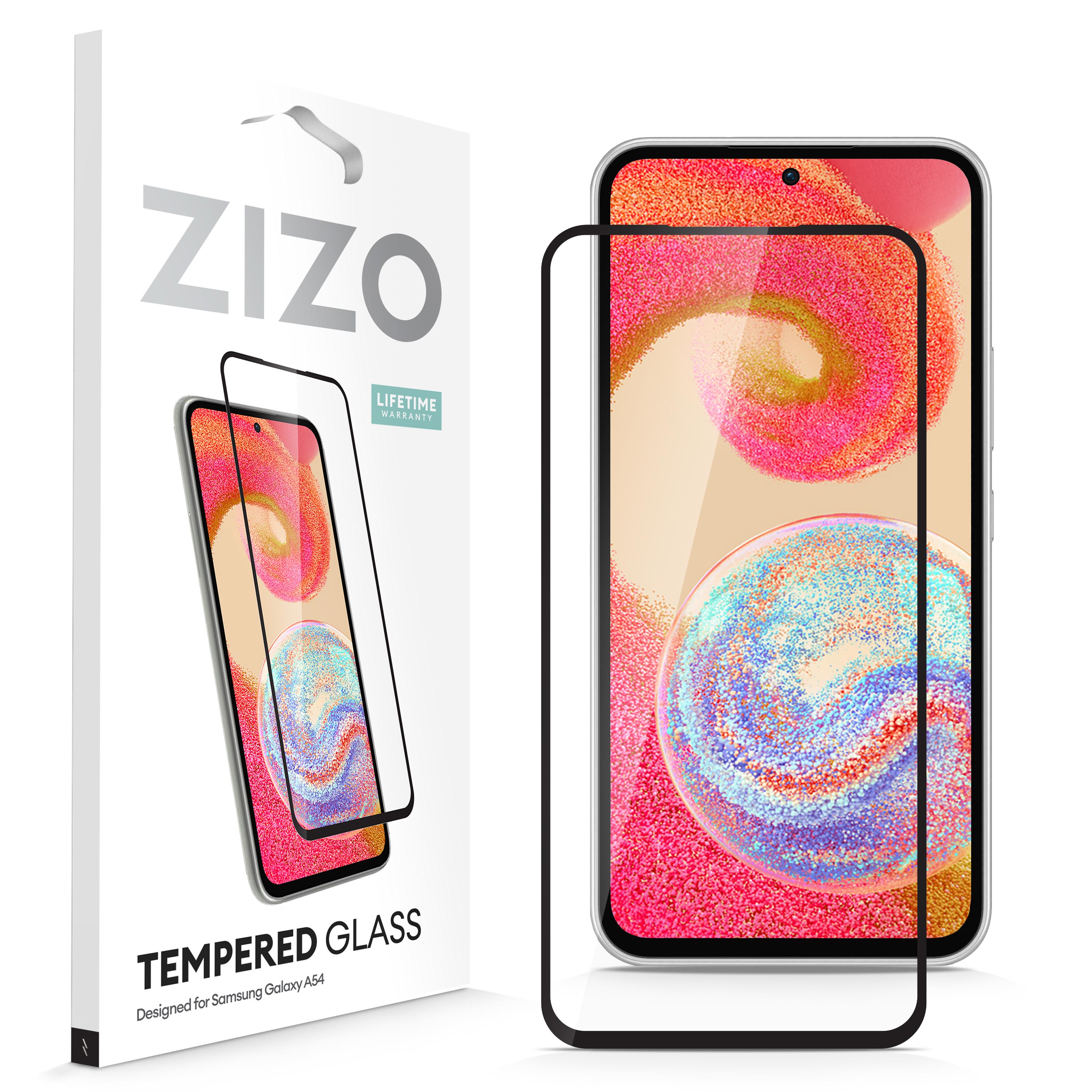 Picture of ZIZO TEMPERED GLASS Screen Protector for Galaxy A54 5G - Black