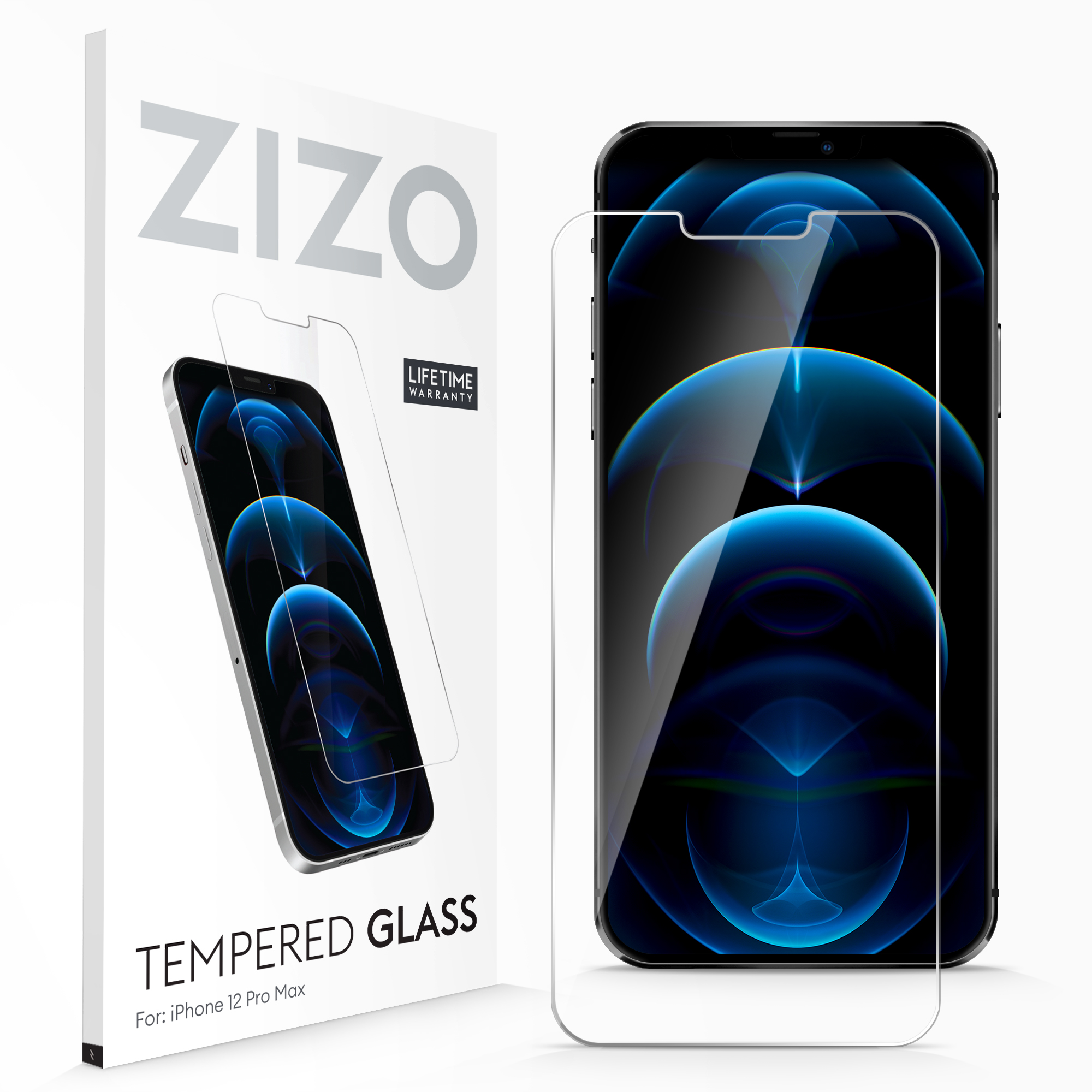 Picture of ZIZO TEMPERED GLASS Screen Protector for iPhone 12 Pro Max - Clear