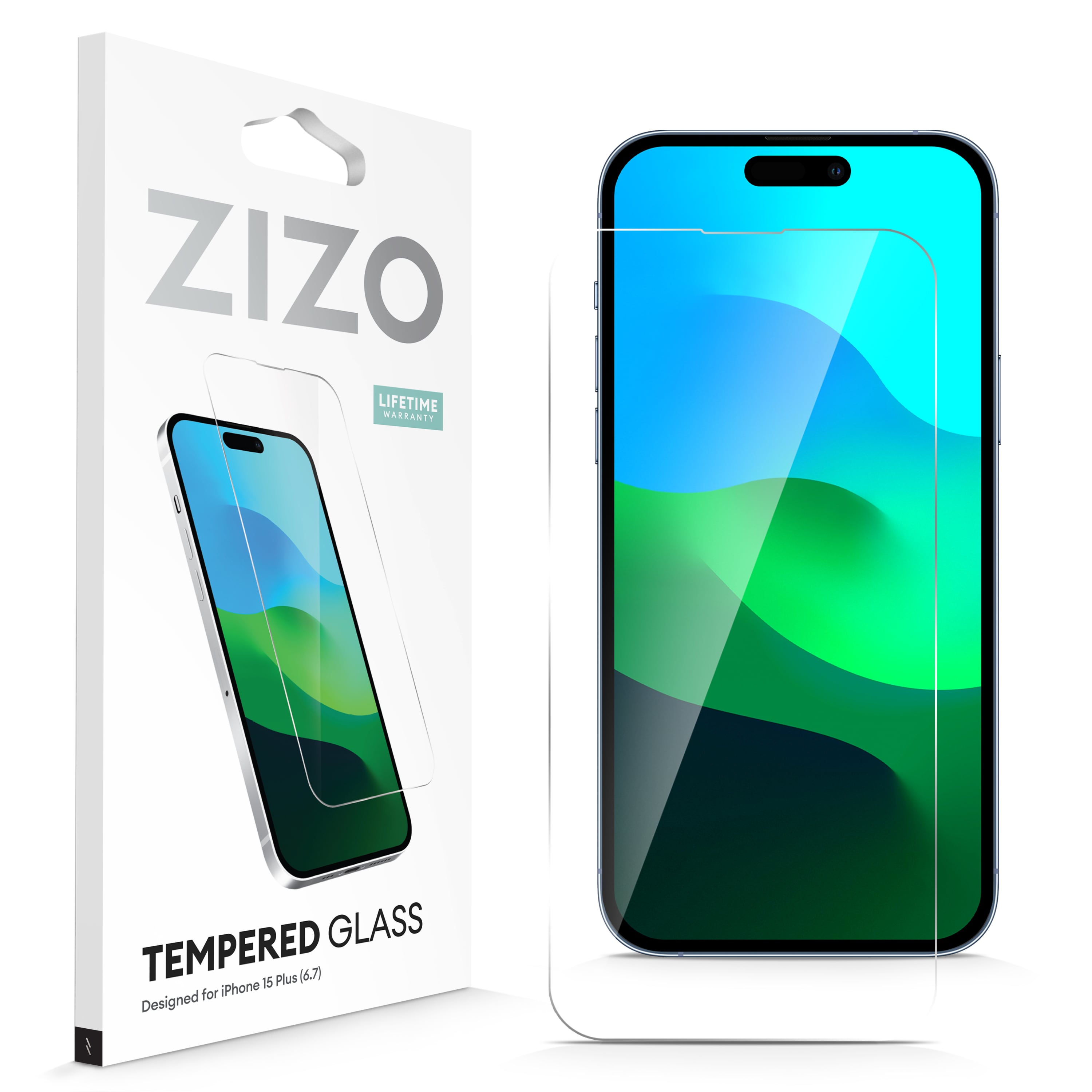 Picture of ZIZO TEMPERED GLASS Screen Protector for iPhone 15 Plus / 15 Pro Max - Clear