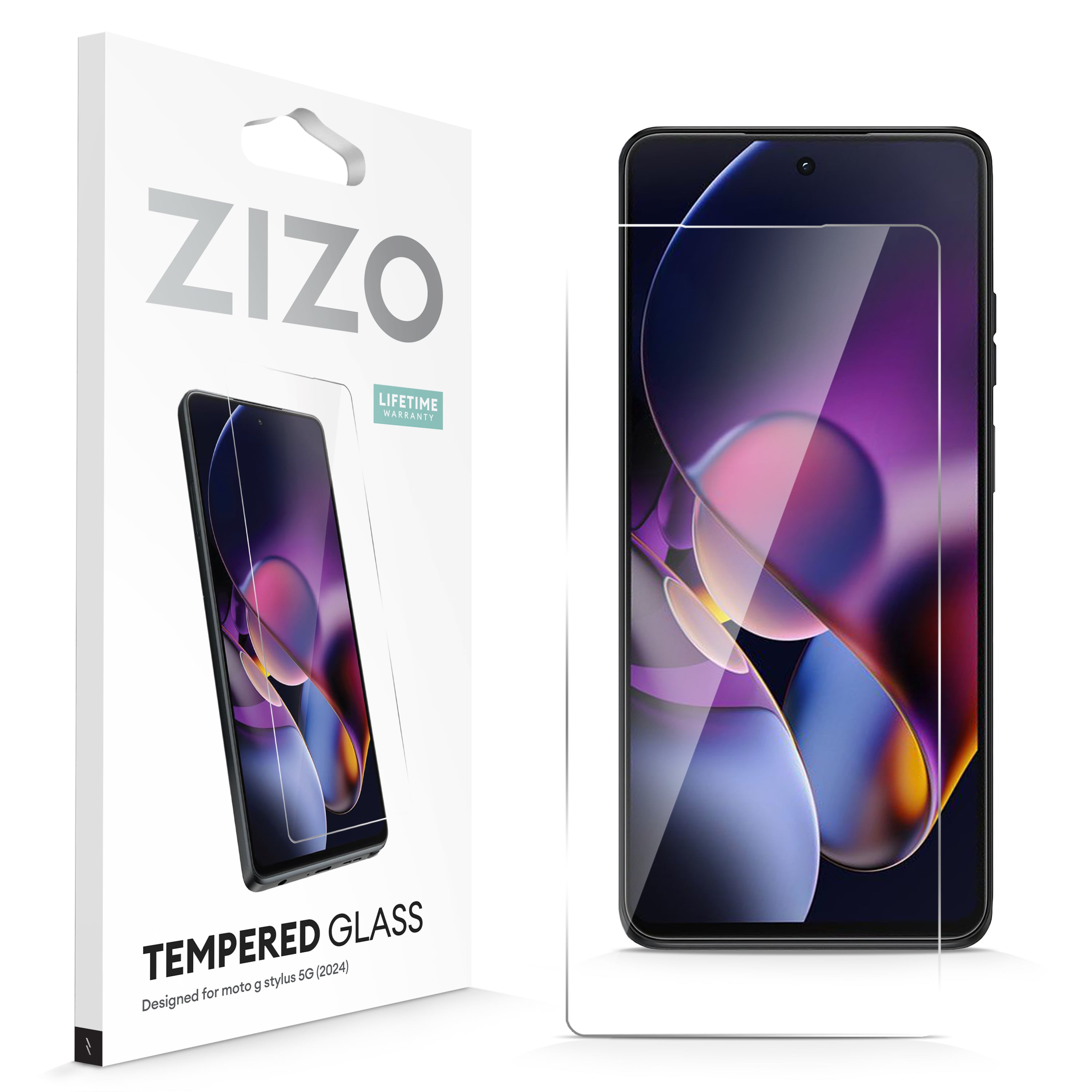 Picture of ZIZO TEMPERED GLASS Screen Protector for moto g stylus 5G (2024) - Clear