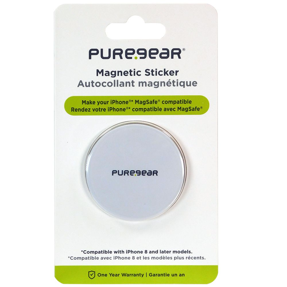 Picture of PureGear Magnetic MagSafe Sticker - White