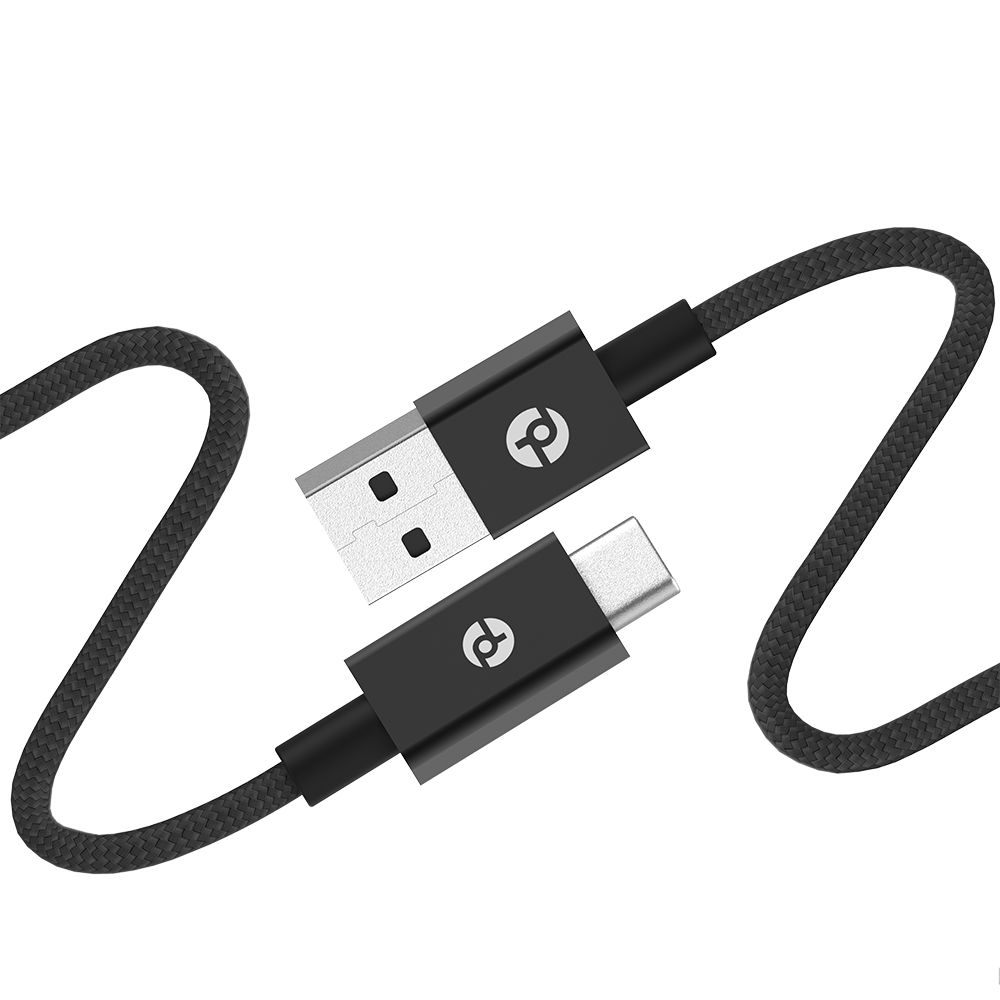 Picture of PowerLab 10FT USB-A to USB-C Cable - Black