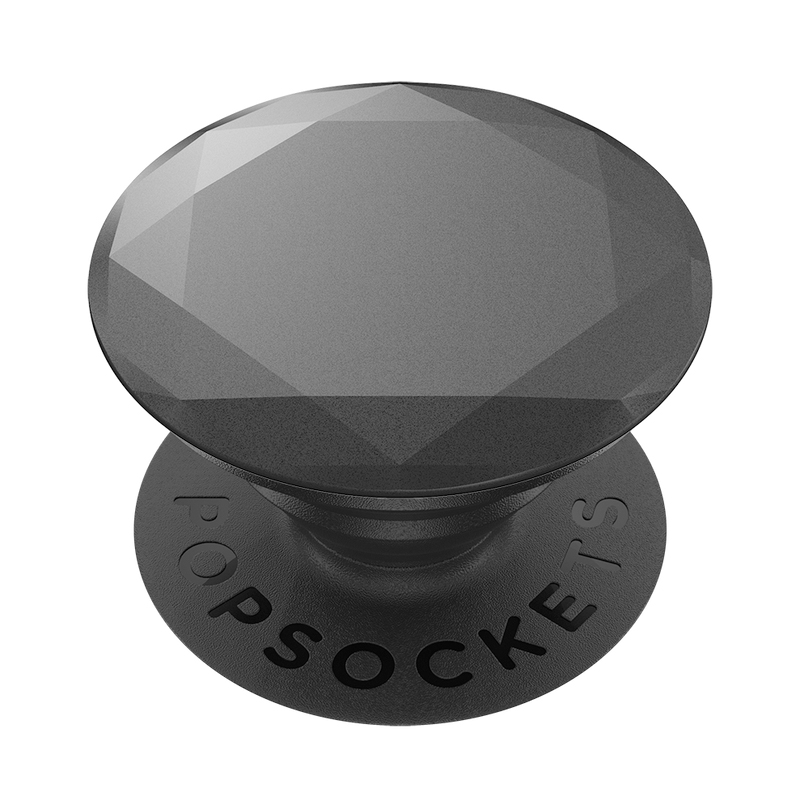 Picture of PopSockets Metallic Diamond PopGrip Phone Grip & Stand - Black