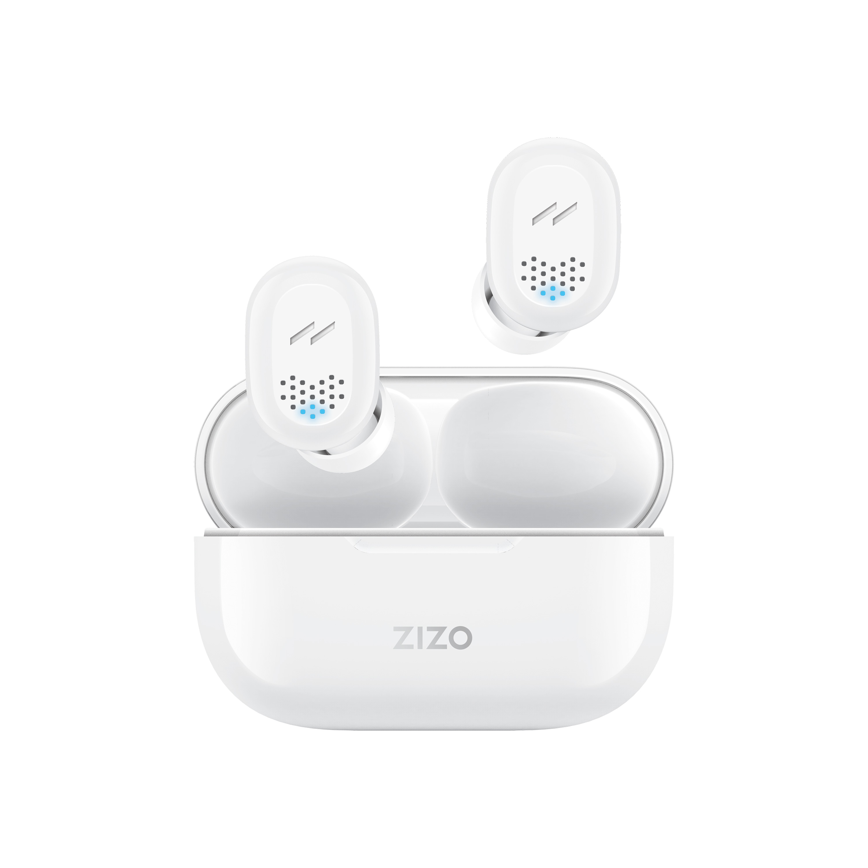 Picture of ZIZO PULSE Z2 True Wireless Earbuds with Charging Case - White