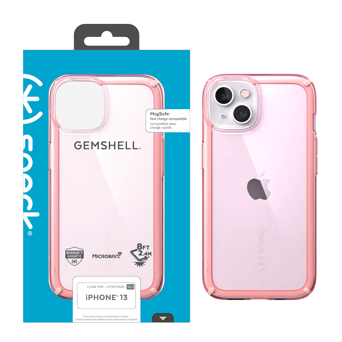 Picture of IPHONE 13 GEMSHELL (PINK TINT/CHIFFON PINK)