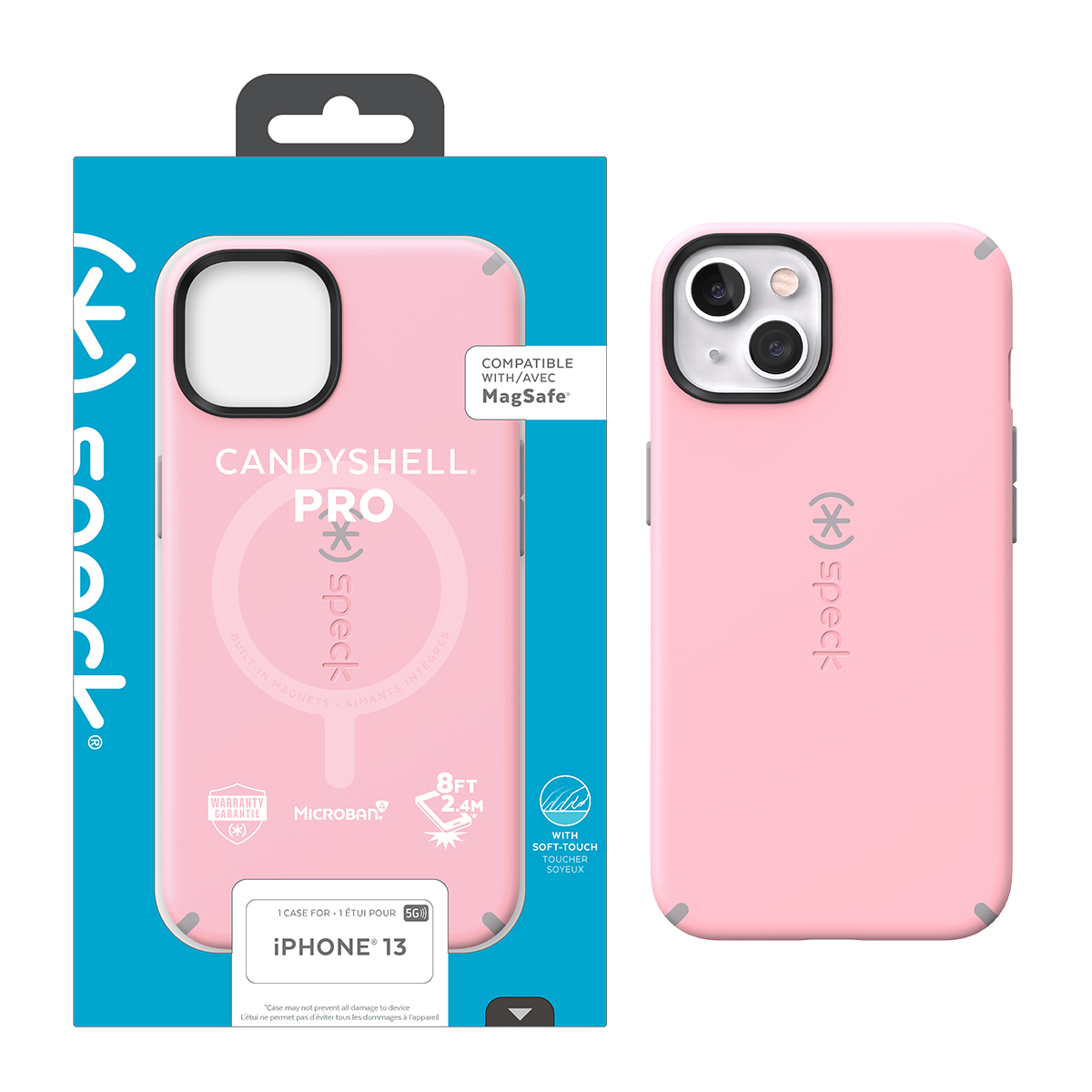 Picture of Speck iPhone 13 CANDYSHELL PRO Case + Magsafe - Rosy Pink