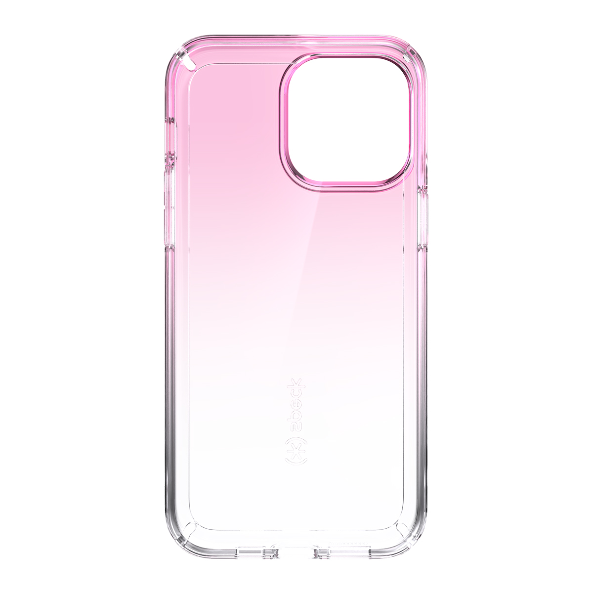 Picture of IPH13PMAX/12PMAX GEMSHELL OMBRE (CLEAR/CLEAR/FUSCHIA FADE)