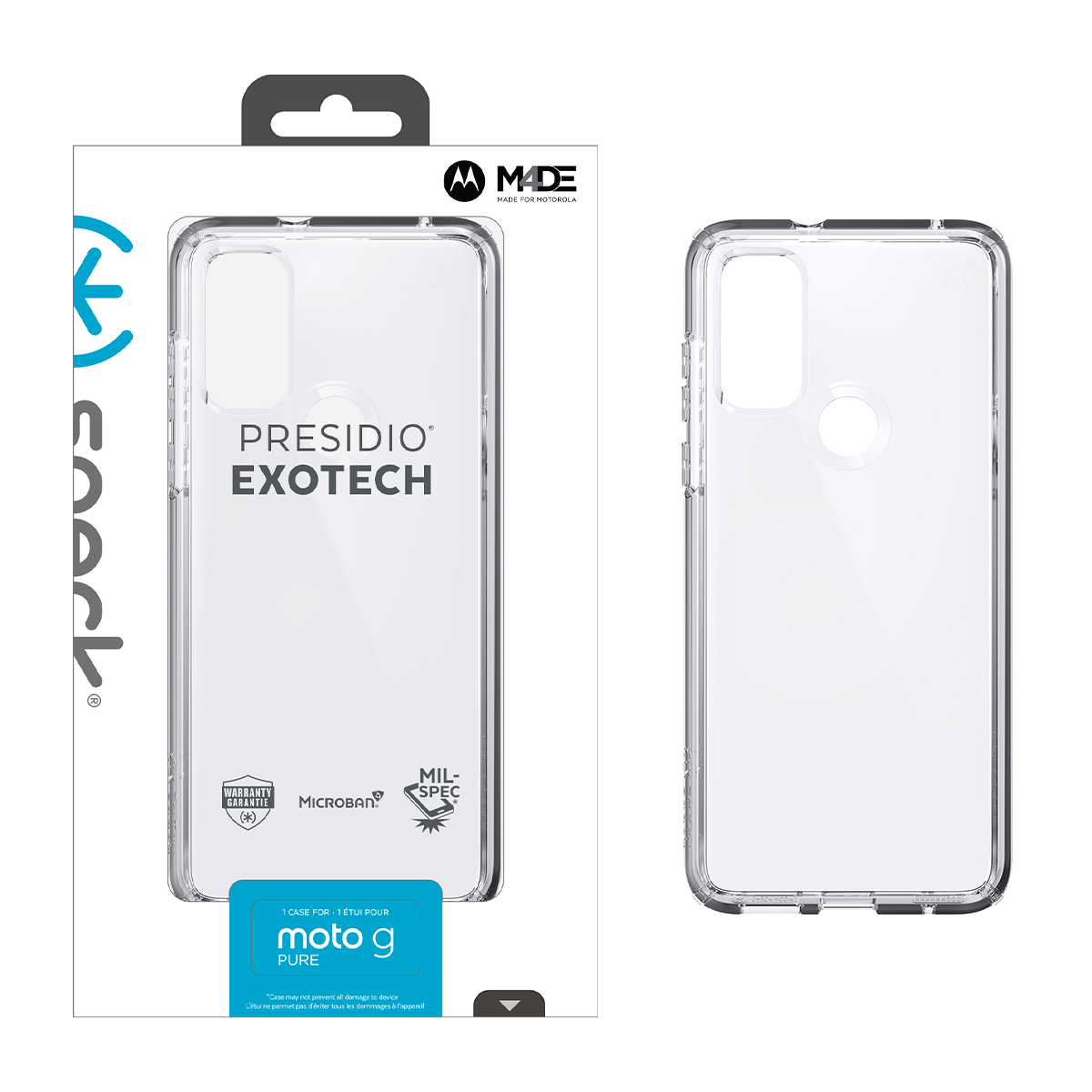 Picture of Speck Moto g pure Presidio Exotech Case - Clear