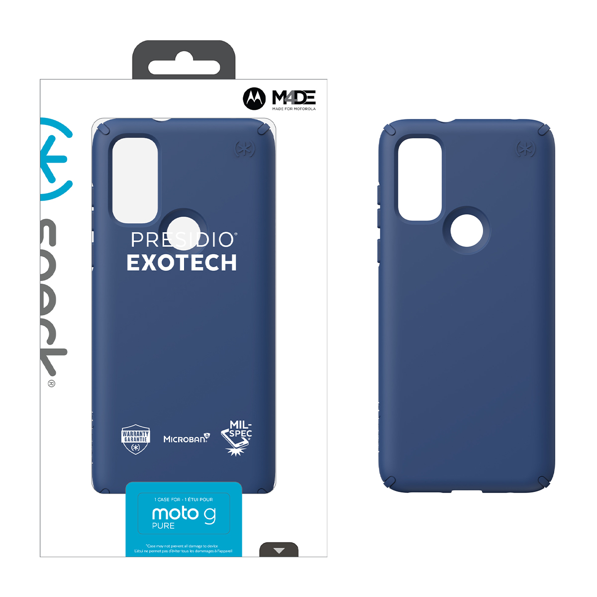 Picture of Speck Moto g pure PRESIDIO EXOTECH Case - Coastal Blue