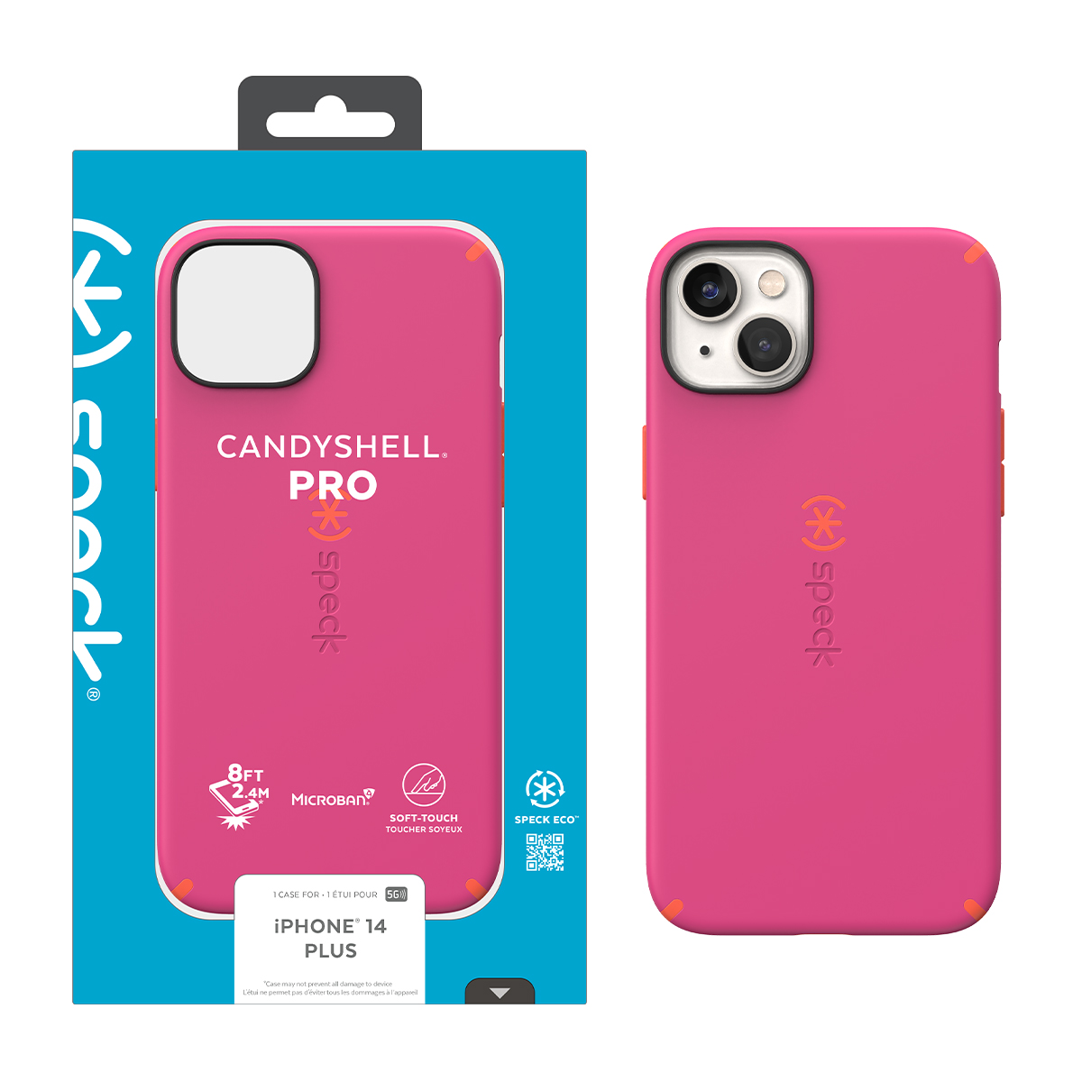 Picture of IPHONE 14 PLUS CANDYSHELL PRO (DIGITAL PINK/ENERGY RED)