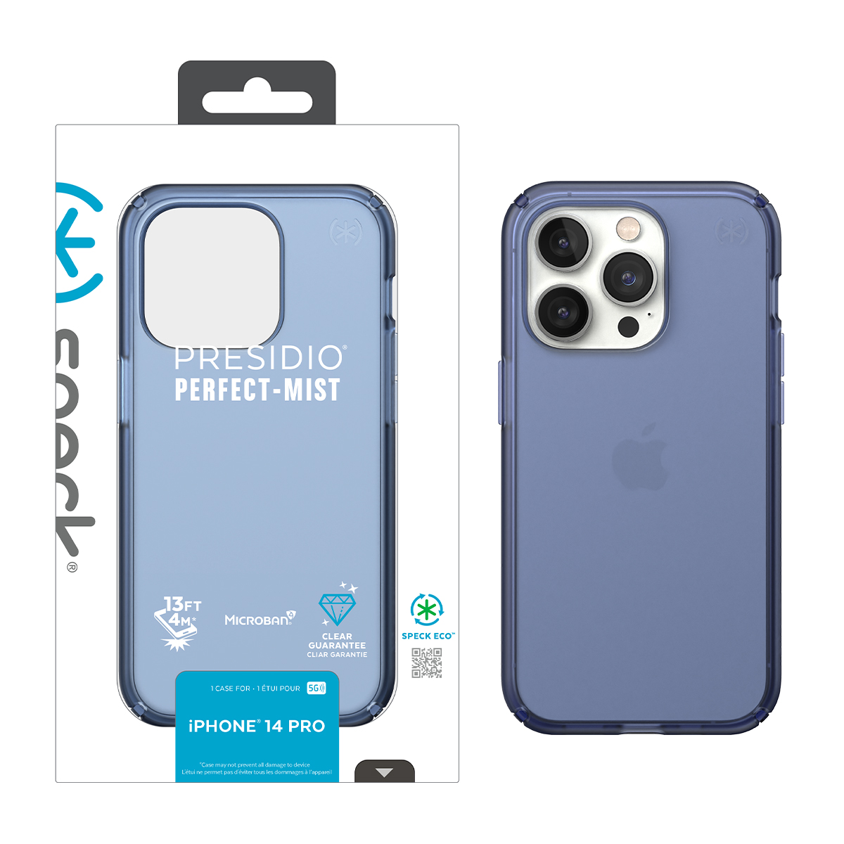 Picture of IPHONE 14 PRO PRESIDIO PERFECT-MIST (COASTLBLU/COASTLBLU/COASTLBLU)