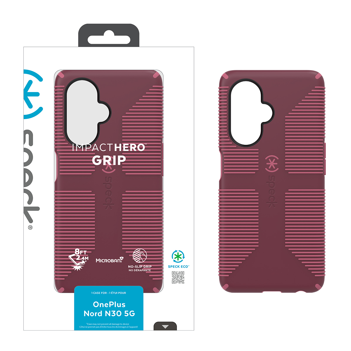 Picture of Speck OnePlus Nord N30 5G IMPACT HERO Grip Case - Rusty Red