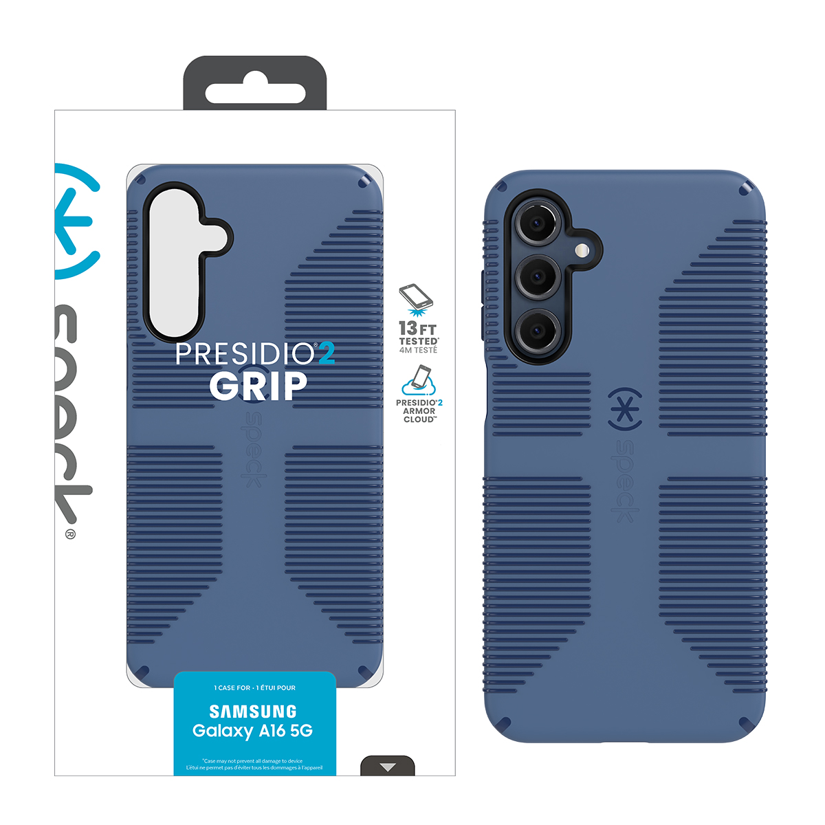 Picture of Speck Samsung Galaxy A16 5G ImpactHero Grip TRUE BLUE/FRESH INDIGO/BLACK