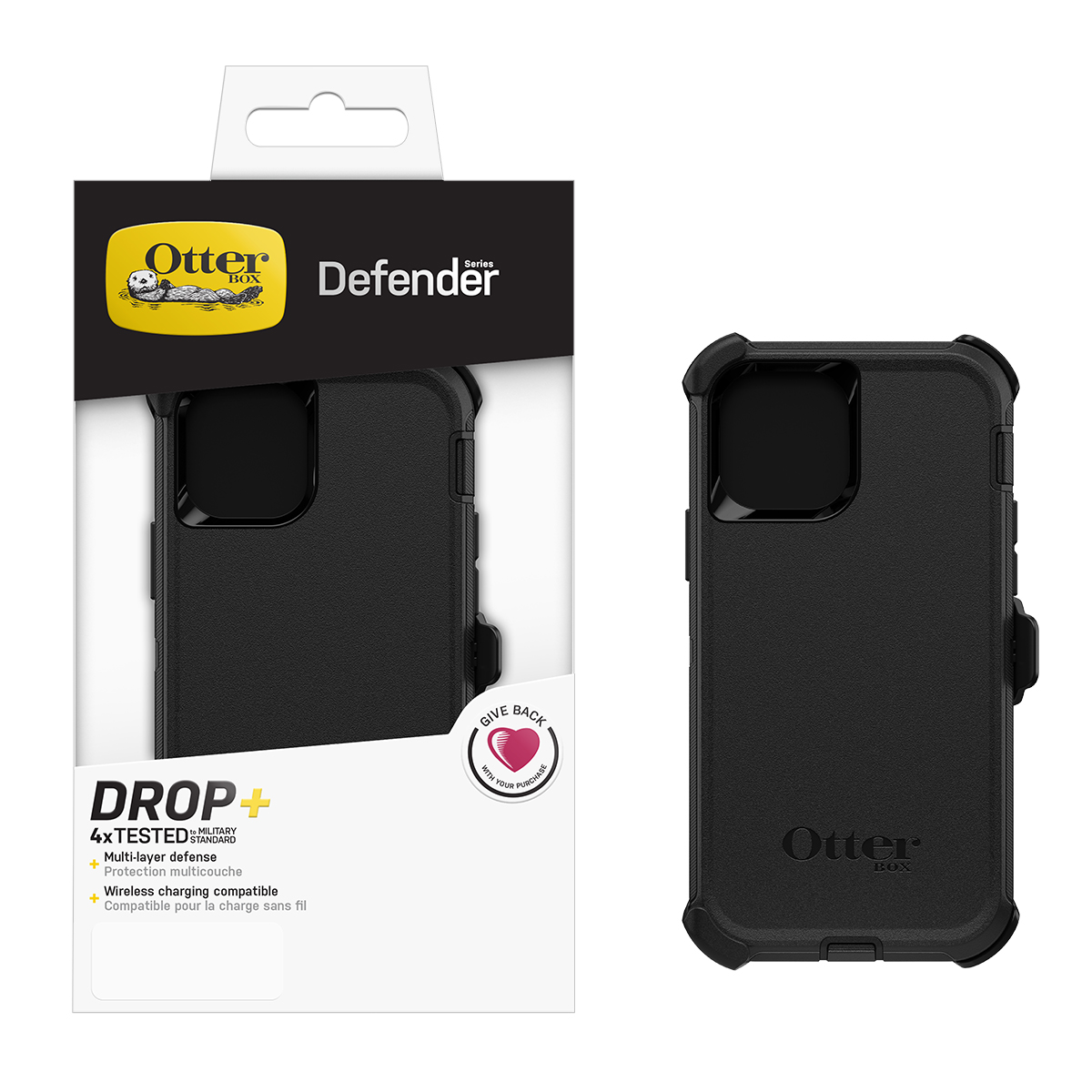 Picture of Otterbox Apple iPhone 12 Mini Defender Rugged Case - Black