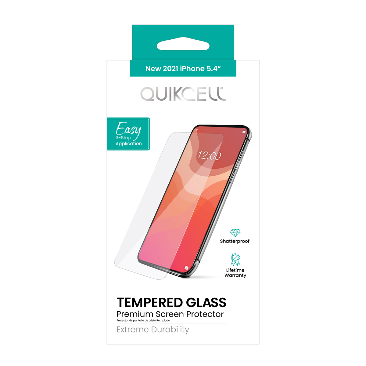 Picture of Quikcell Apple iPhone 13 Mini TEMPERED GLASS Screen Protector