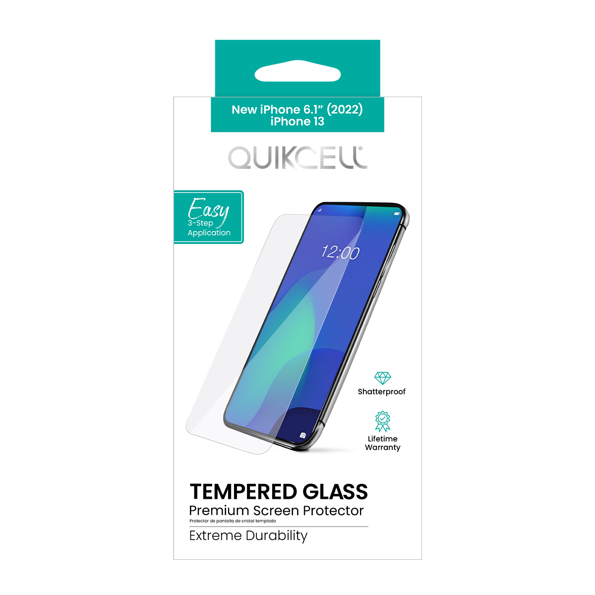 Picture of Quikcell Apple iPhone 13/14 TEMPERED GLASS Screen Protector