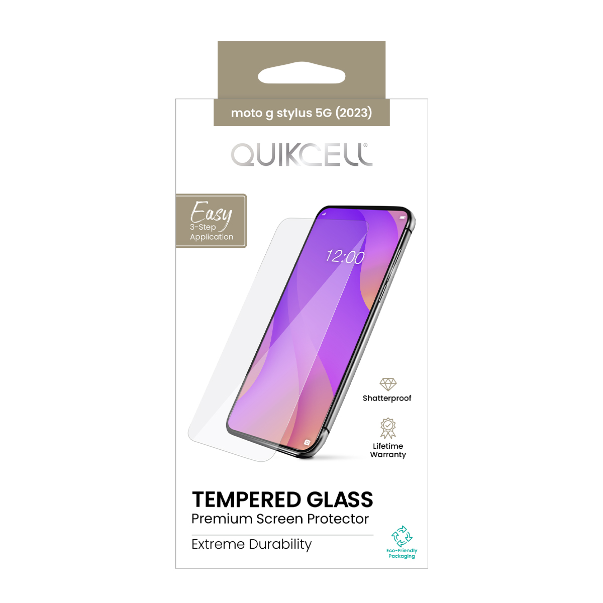 Picture of Quikcell moto g stylus 5G (2023) TEMPERED GLASS Screen Protector - Clear