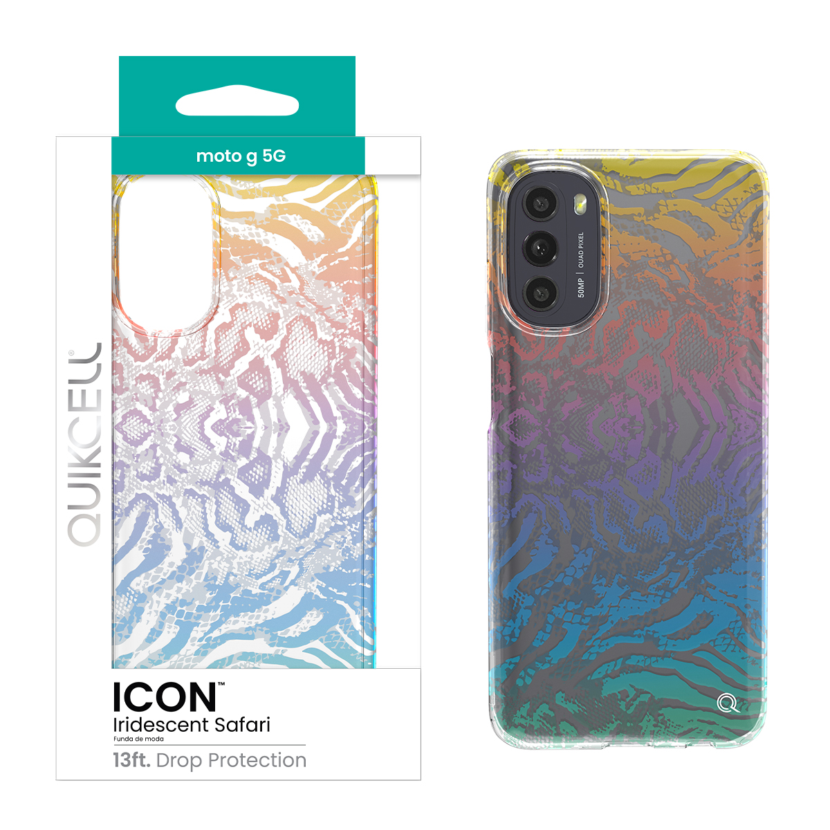 Picture of Quikcell Moto g 5G ICON Fashion Case - Sunset Safari