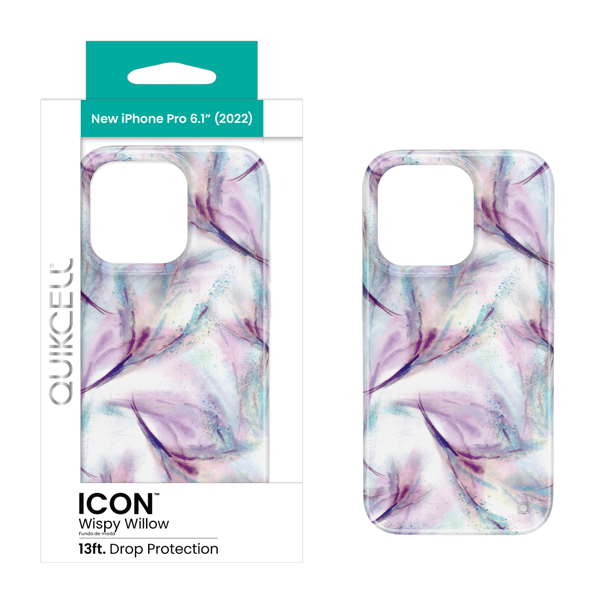 Picture of Quikcell Apple iPhone 14 Pro ICON Fashion Case - Wispy Willow