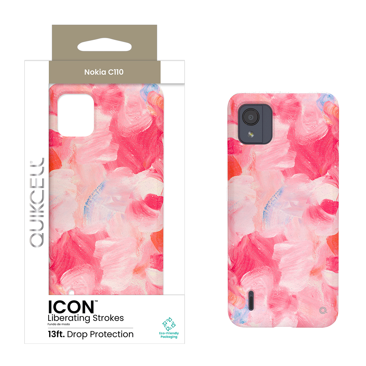 Picture of Quikcell Nokia C110 ICON Fashion Case – Liberating Strokes