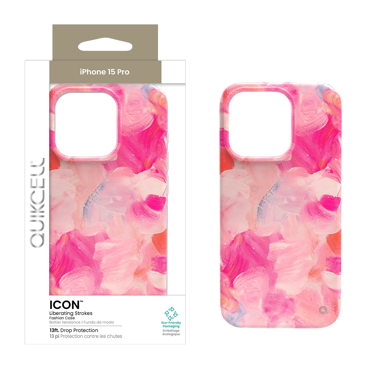 Picture of Quikcell Apple iPhone 15 Pro ICON Fashion Case – Lilberating Strokes