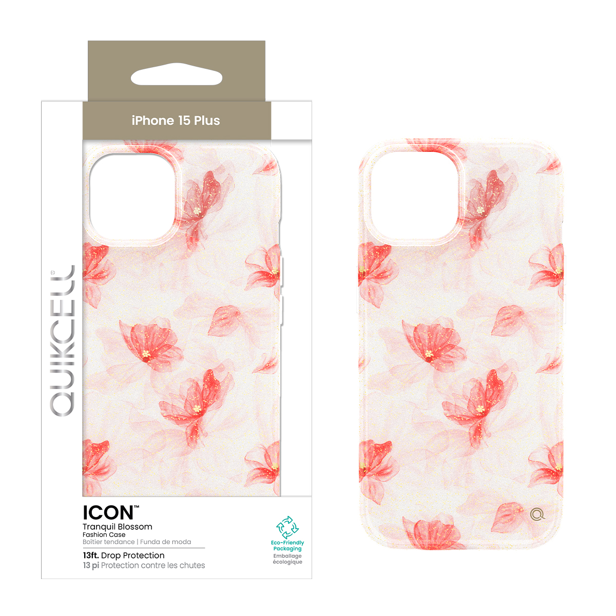 Picture of Quikcell Apple iPhone 15 Plus ICON Fashion Case – Tranquil Blossom