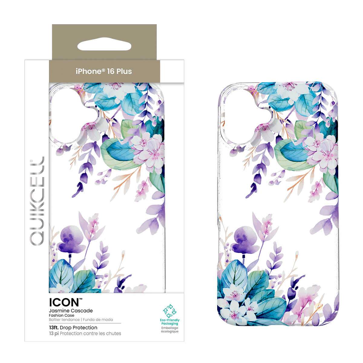 Picture of Quikcell Apple iPhone 16 Plus Fashion Case - Jasmine Cascade