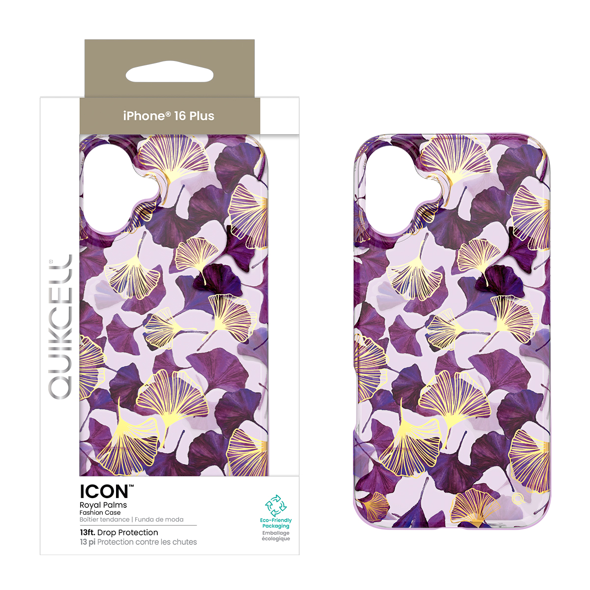 Picture of Quikcell Apple iPhone 16 Plus Fashion Case - Royal Palms