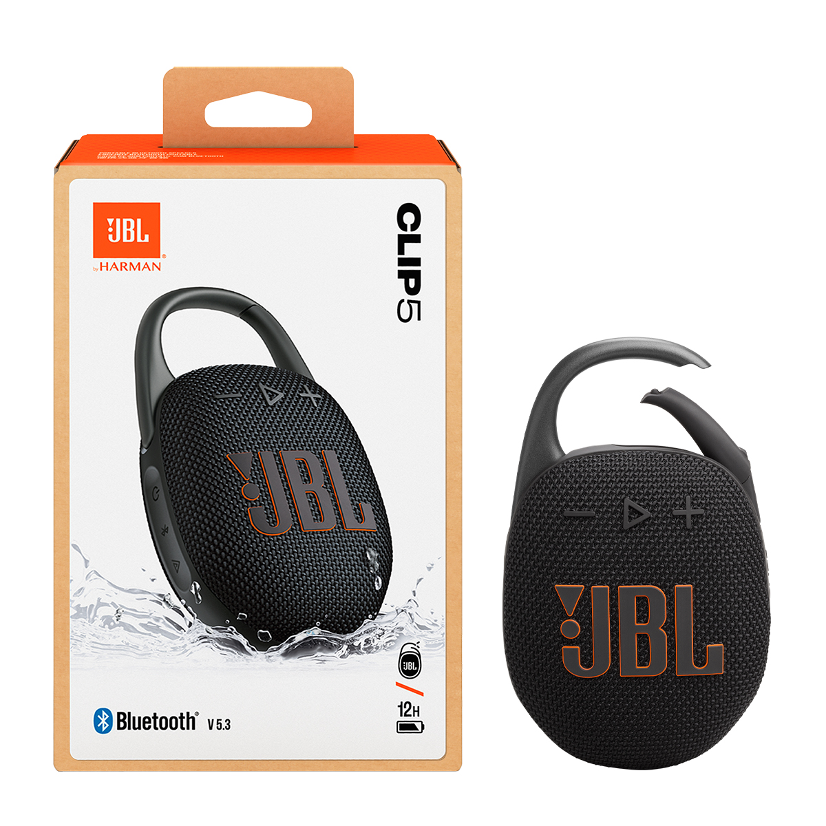 Picture of JBL CLIP 5 Ultra-Portable Water Proof Speaker - Black