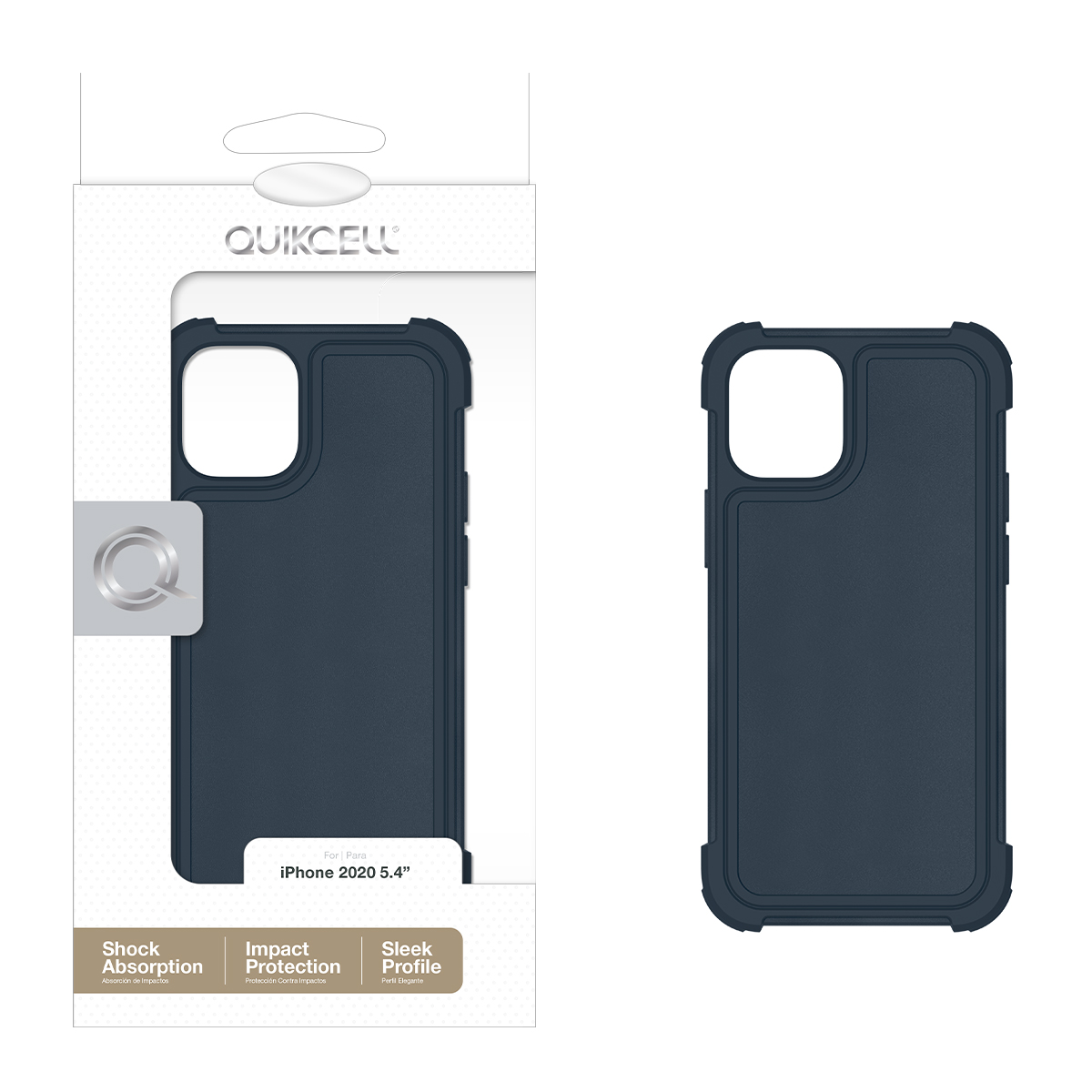 Picture of Quikcell Apple iPhone 12 Mini OPERATOR Rugged Protective Case - Slate Blue