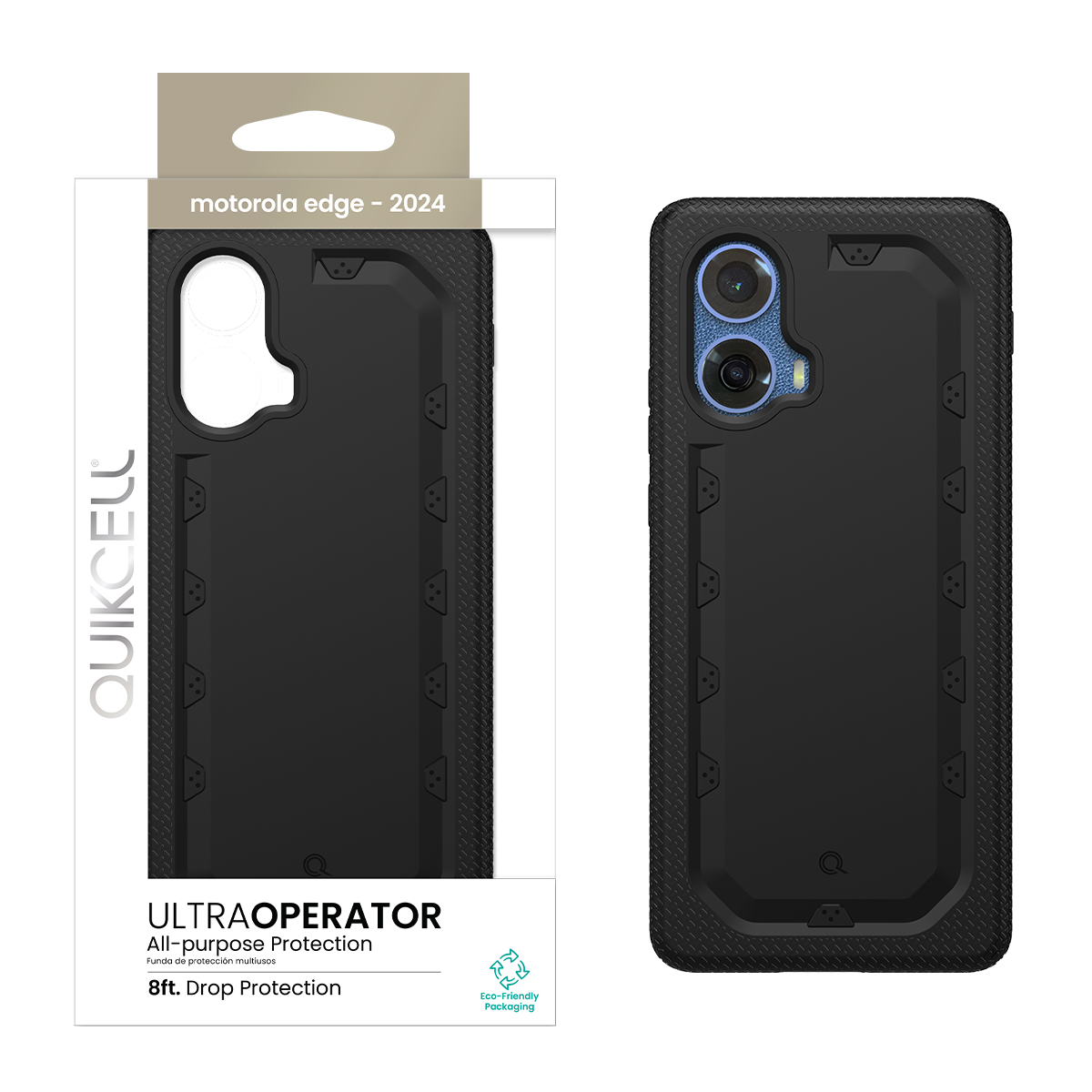 Picture of Quikcell Moto Edge 5G Ultra OPERATOR Dual-Layer Case – Armor Black