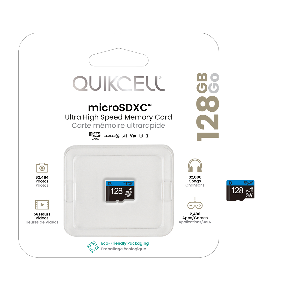 Picture of Quikcell Ultra High Speed MEMORY CARD 128GB microSDXC