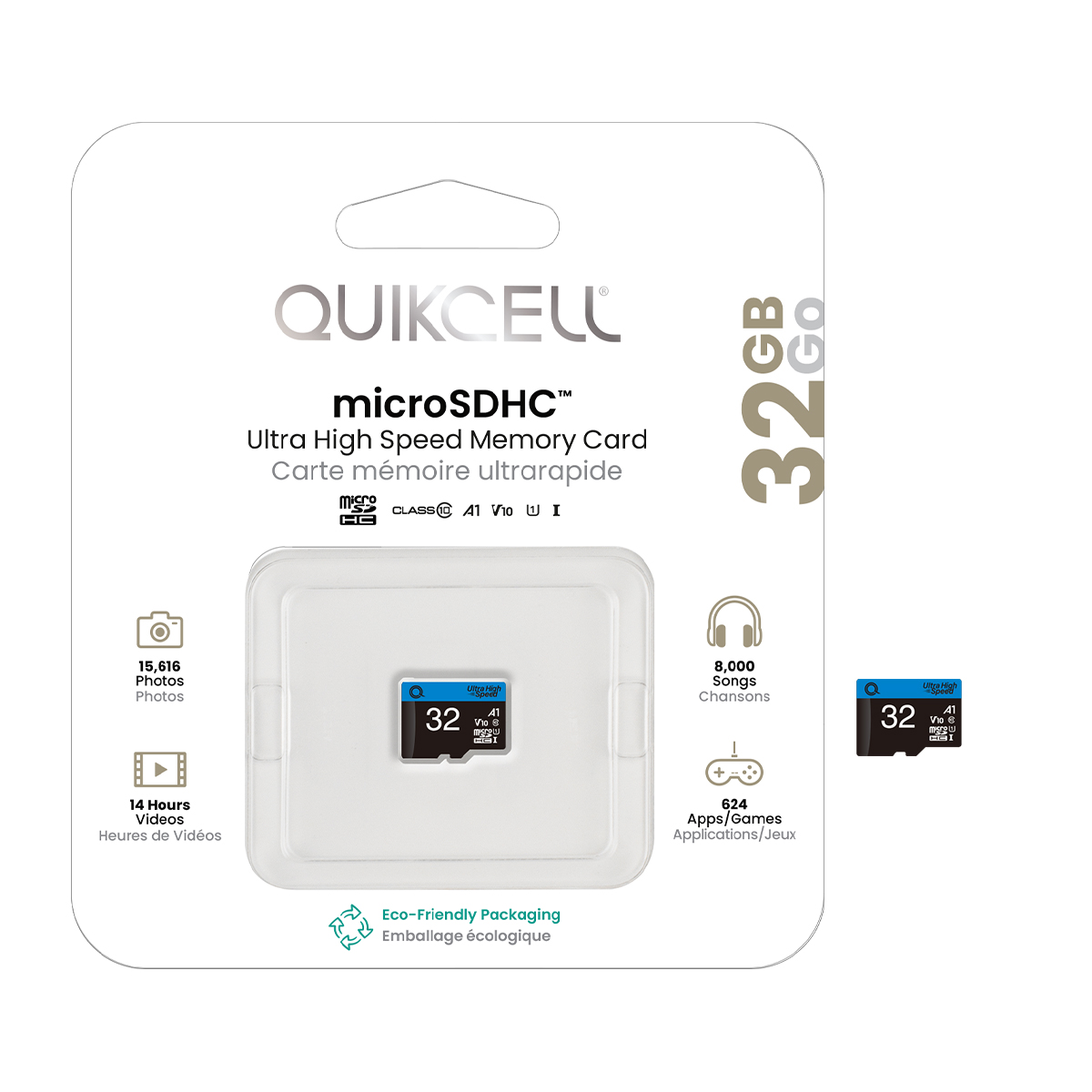 Picture of Quikcell Ultra High Speed MEMORY CARD 32GB microSDXC