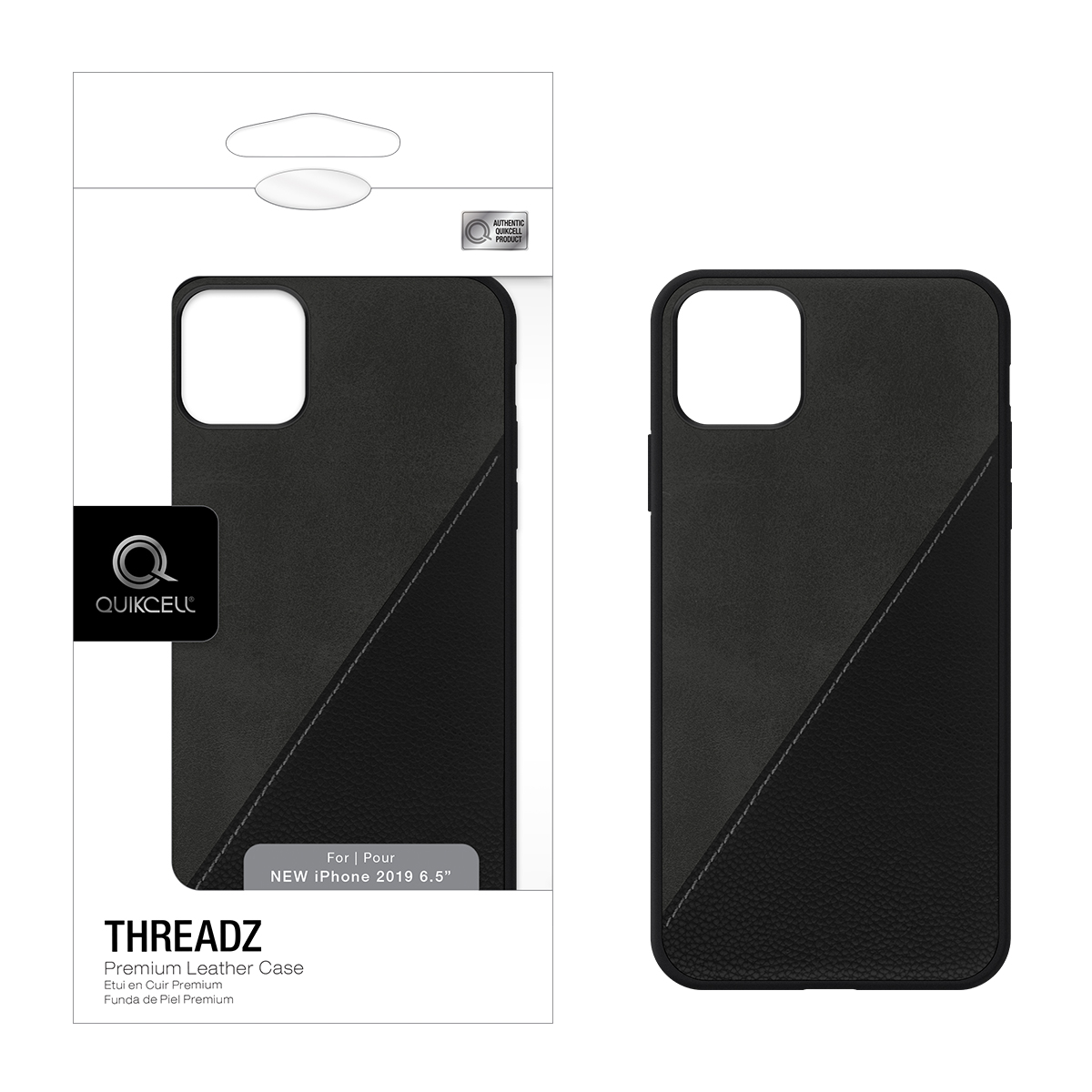 Picture of Quikcell Apple iPhone 11 Pro Max LUXE Leather Case - Black