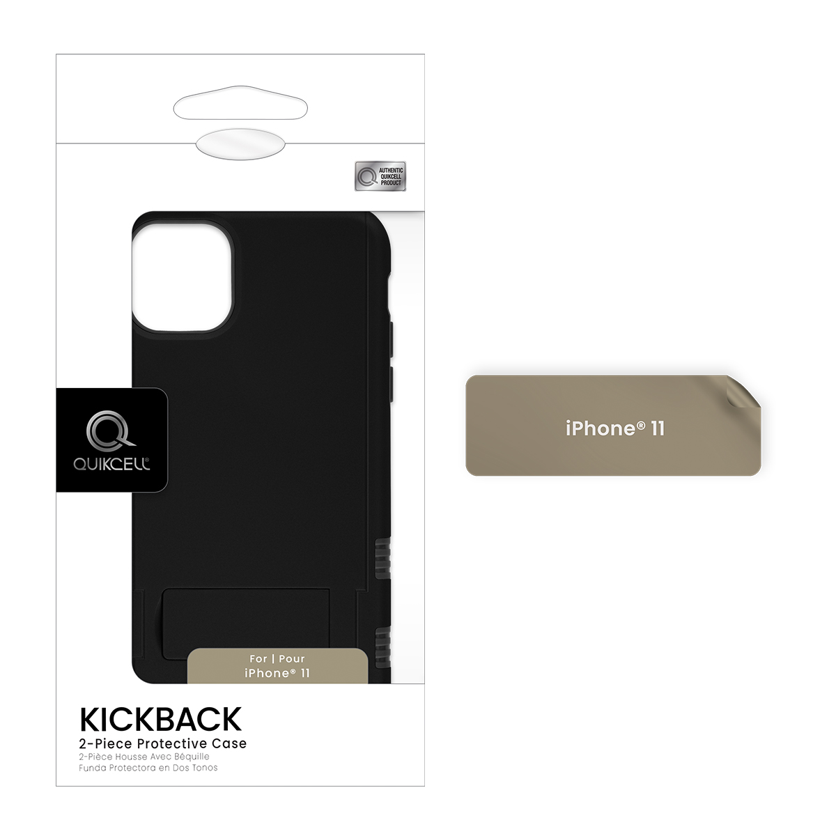 Picture of iPhone® 11 Stickers Quikcell Package Stickers - Gold