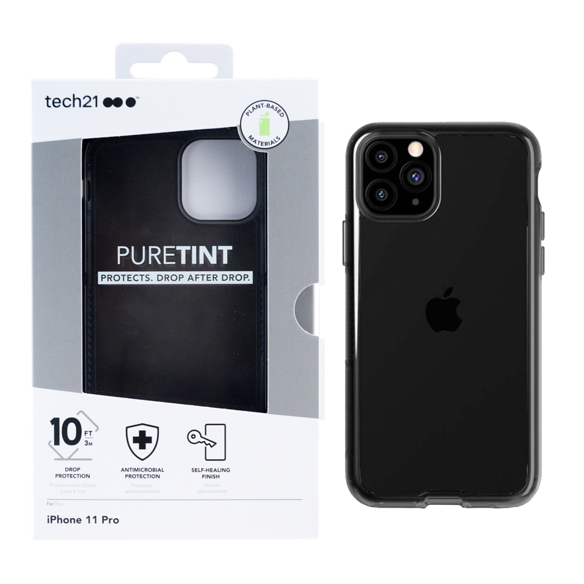 Picture of Tech21 Pure Tint for Apple iPhone 11 Pro - Carbon