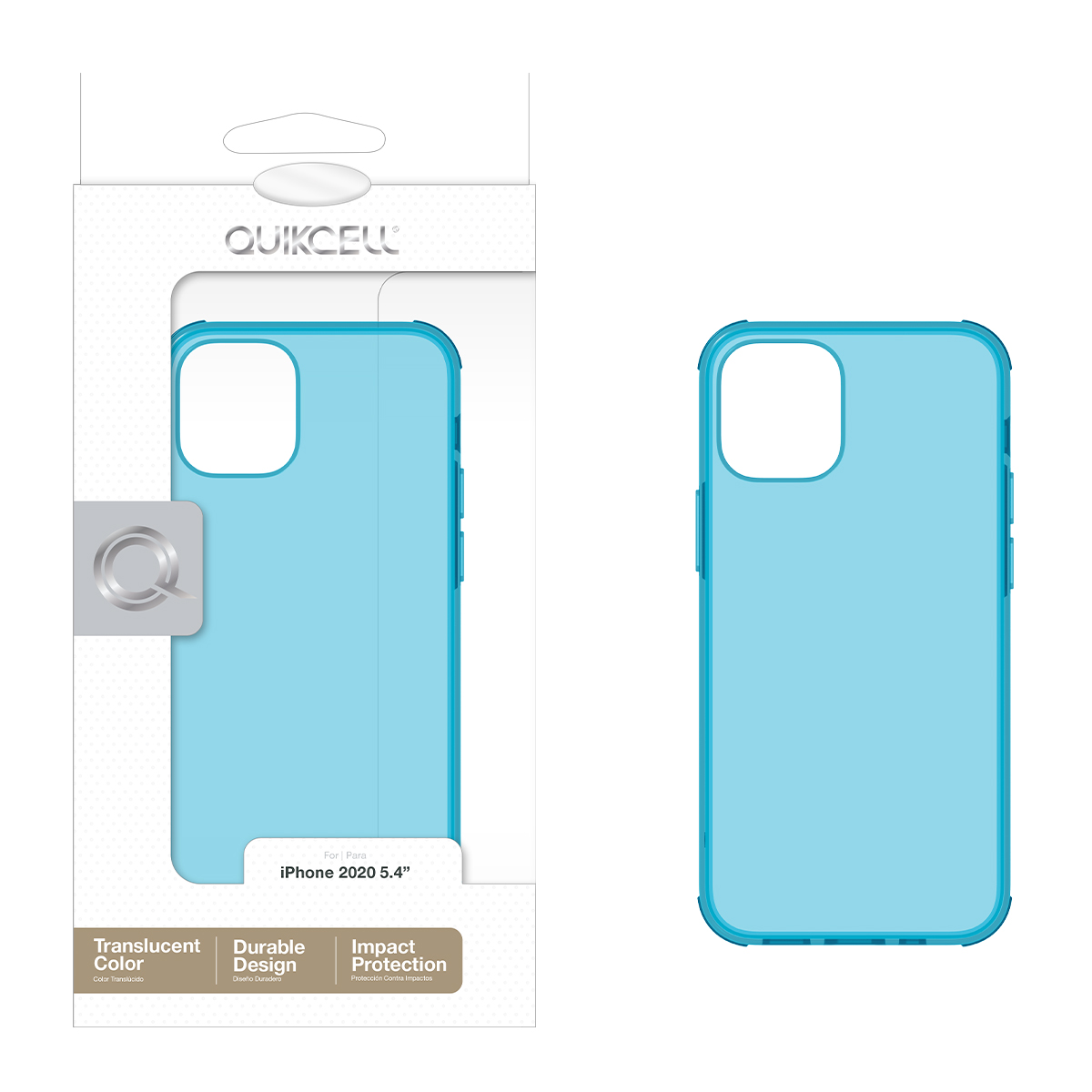 Picture of Quikcell Apple iPhone 12 Mini ICON TINT Translucent Case - Ocean