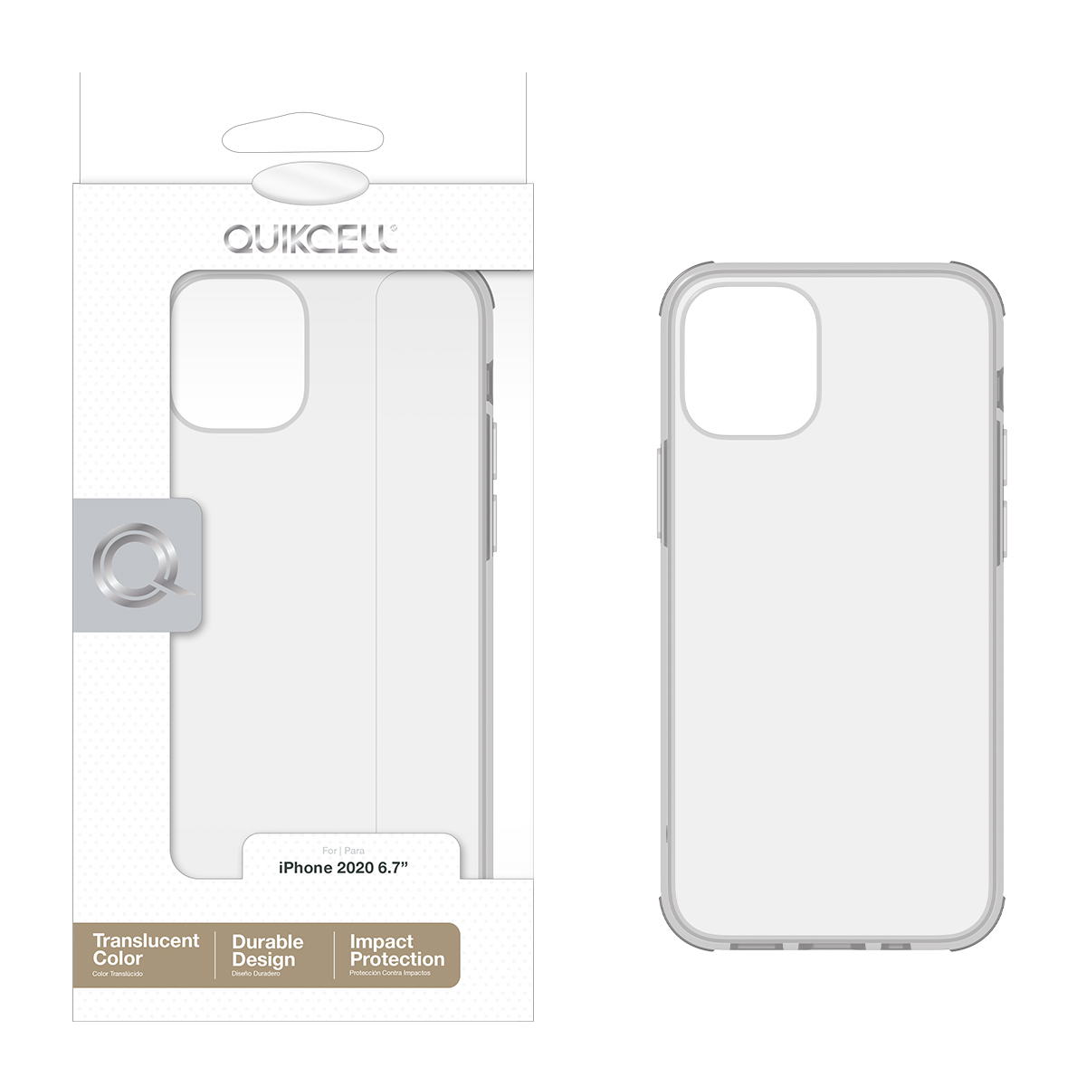 Picture of Quikcell Apple iPhone 12 Pro Max ICON TINT Transparent  Case - Ice