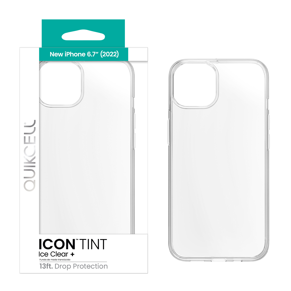 Picture of Quikcell Apple iPhone 14 Plus ICON TINT Translucent Case - Ice