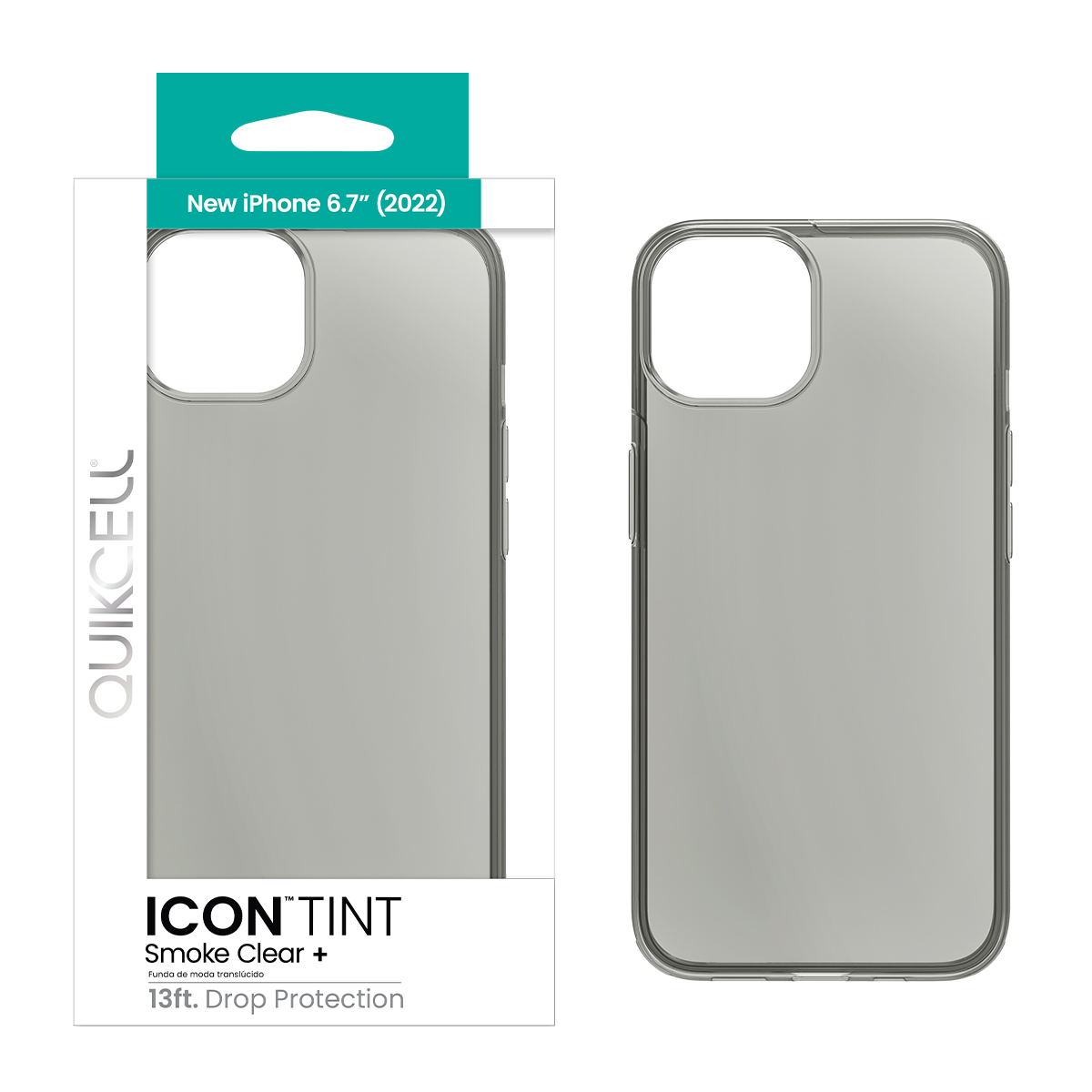 Picture of Quikcell Apple iPhone 14 Plus ICON TINT Translucent Case - Smoke