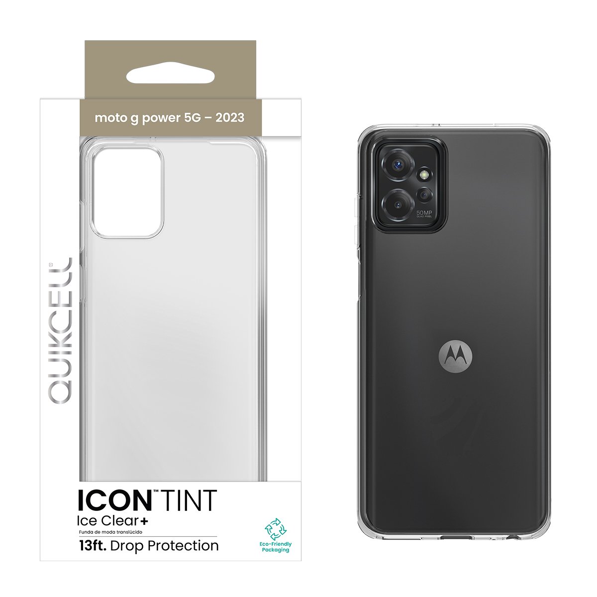 Picture of Quikcell moto g power 5G (2023) ICON TINT Translucent Case - Ice