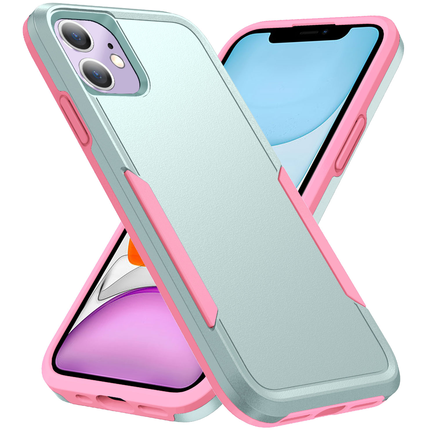 Picture of CLICK Impact Series iPhone 11 Case - Aqua Pink