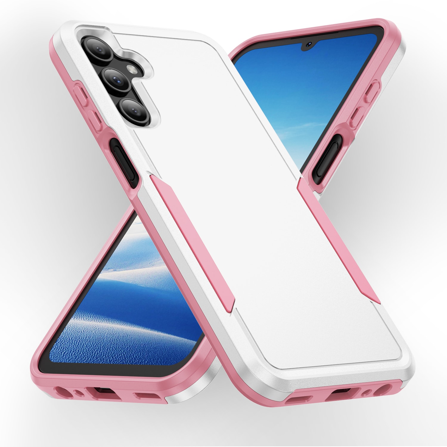 Picture of CLICK Impact Series Galaxy A15 5G Case - White Pink